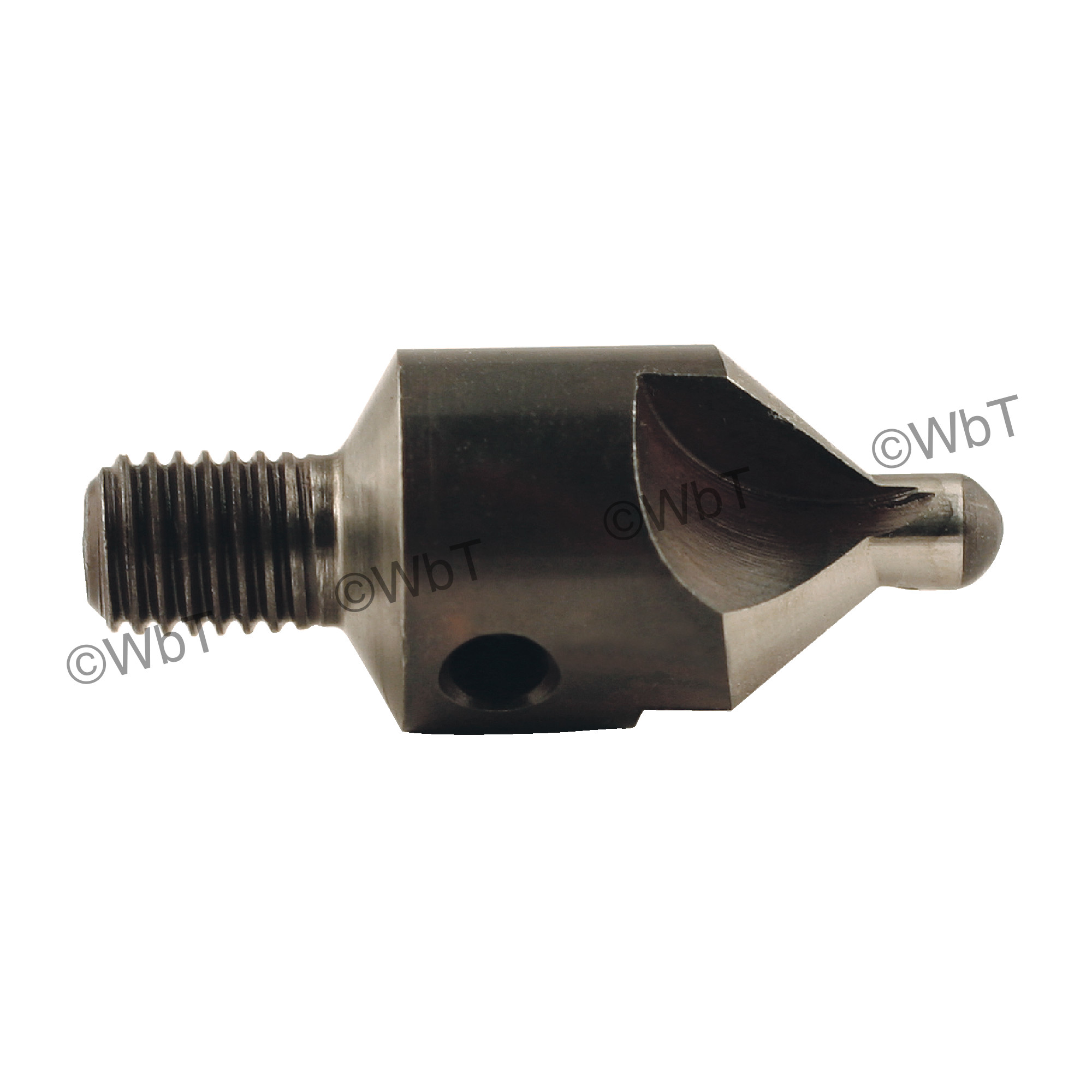 Threaded Shank 3 Flute Micro Stop Countersink Micro Stop Threaded
