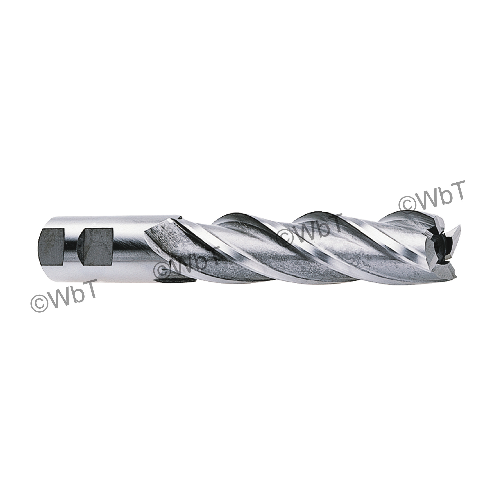 1/4 Multi Flute Non Center Cutting Long End Mill