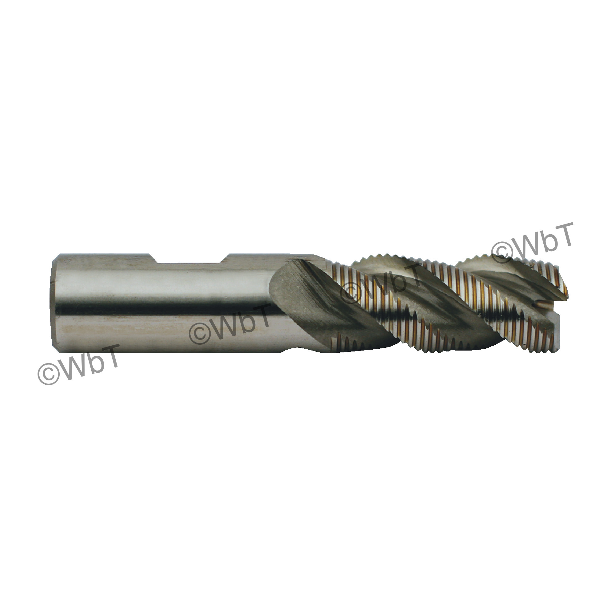 3 Flute M42 8% Cobalt Roughing Single End Mill