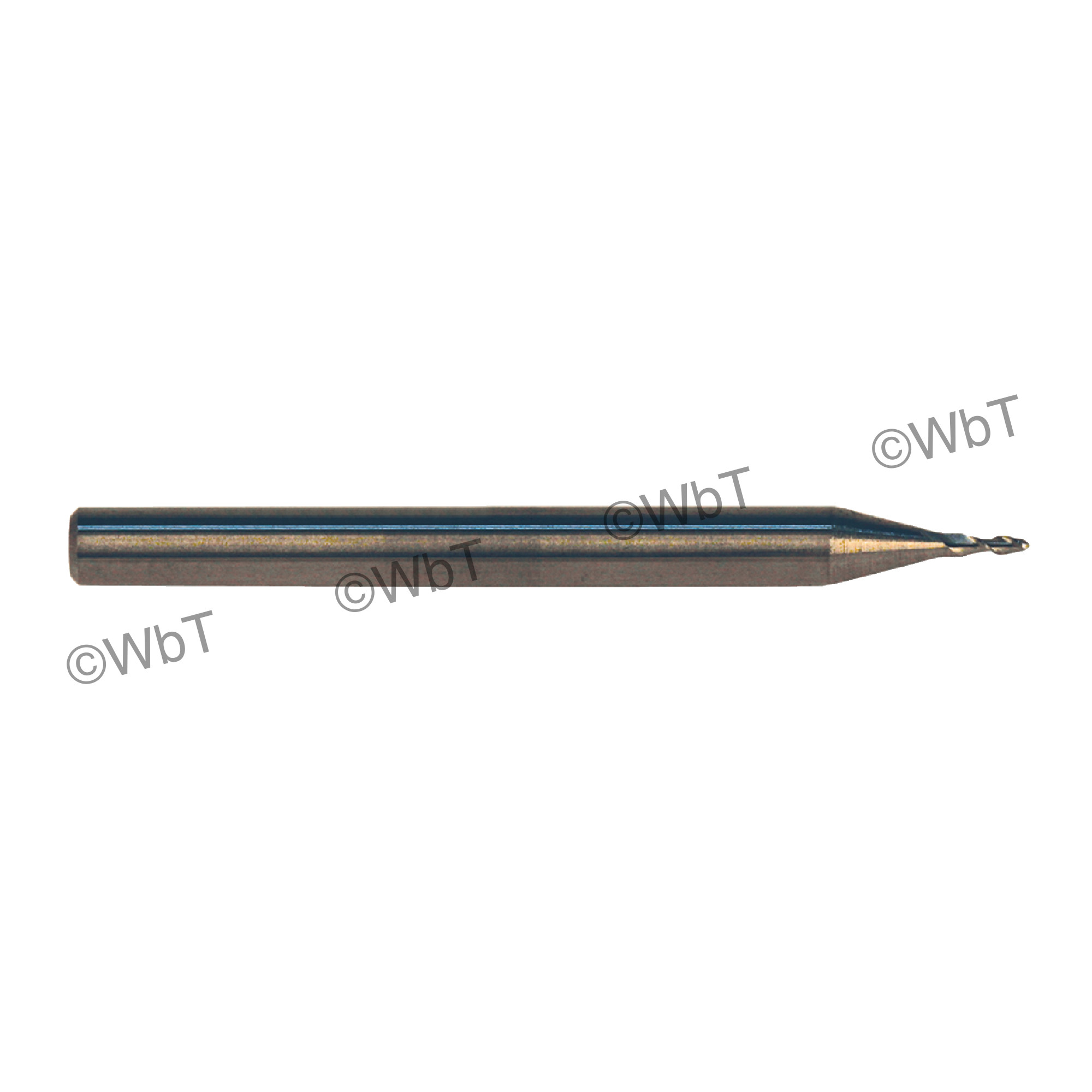 2Flute Micrograin Solid Carbide Ball Nose Single End Mill