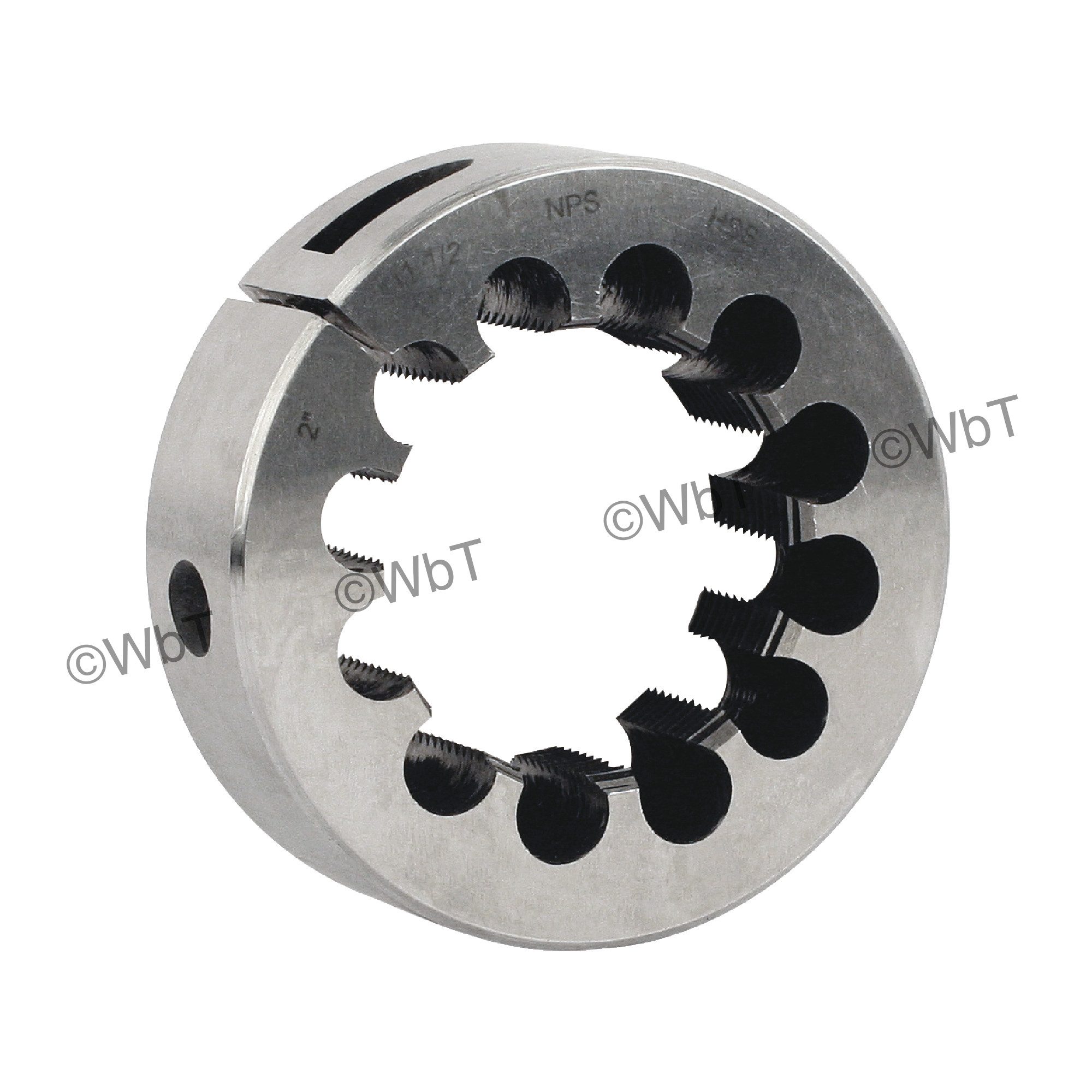 NPS Right Hand H.S.S.Adjustable Round Pipe Dies