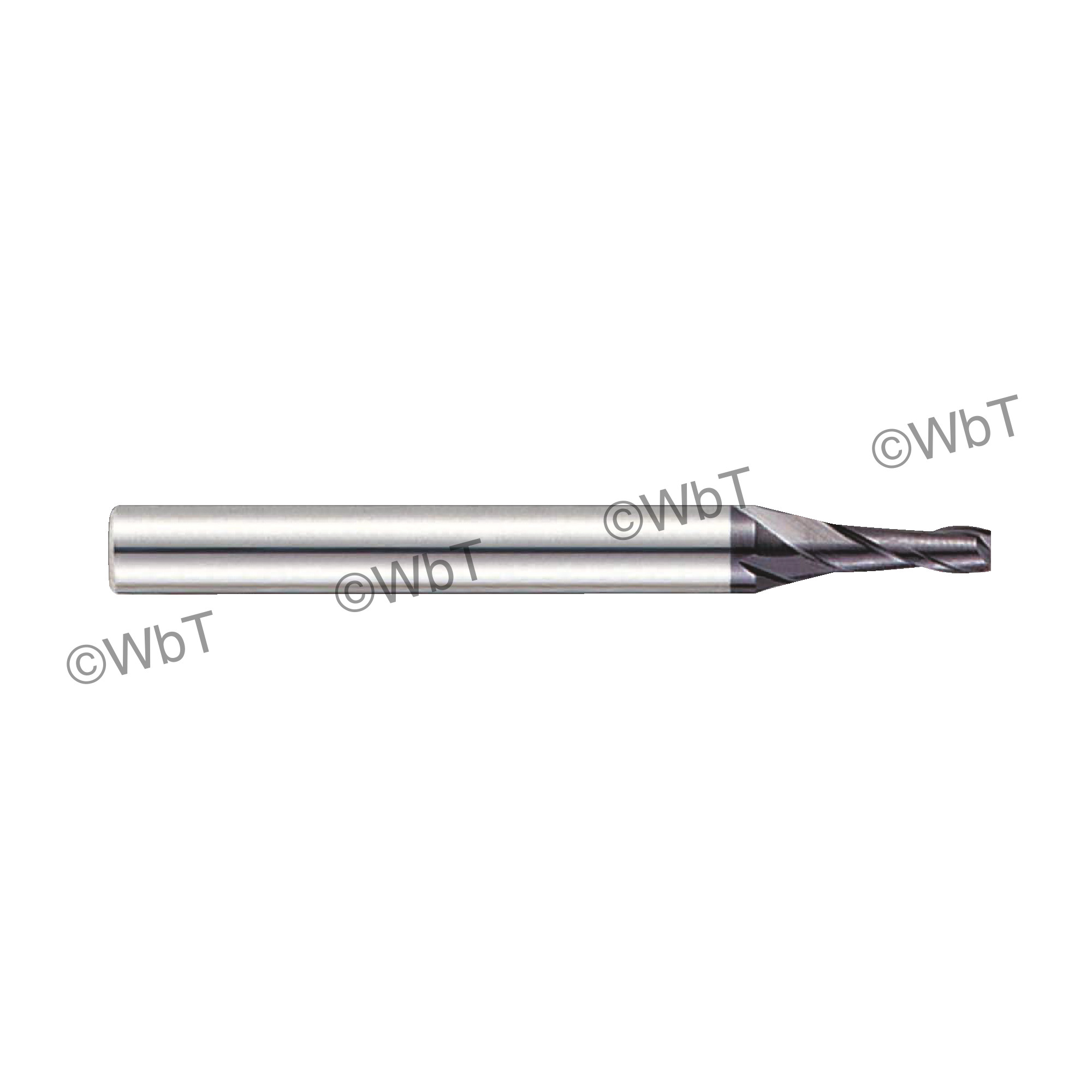 2 Flute SuperCEED&#174; Solid Carbide X-FACTOR&#174; Coated Miniature Single End Mill