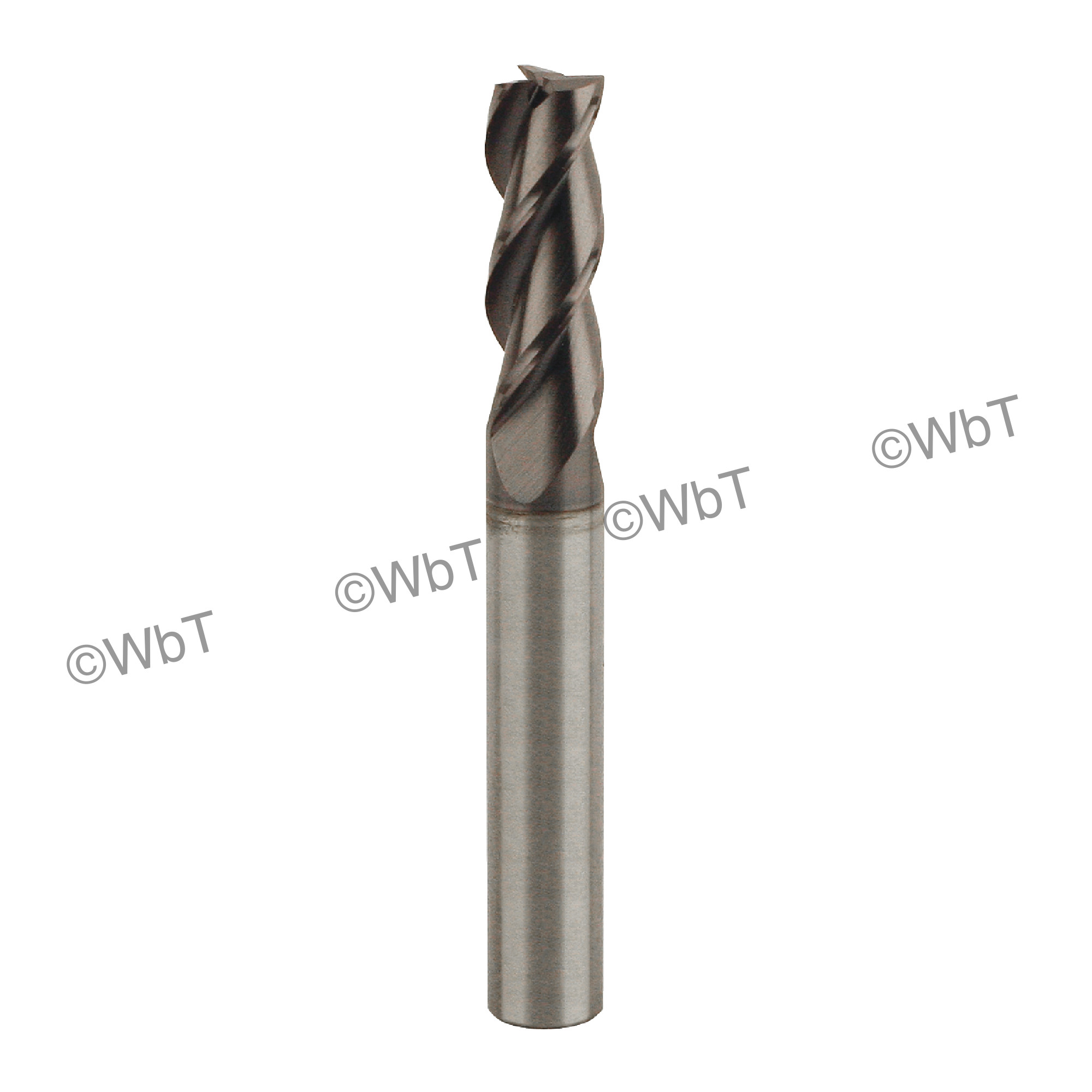 3 Flute "Super Tuffy" Solid Carbide Coated Single End Mill