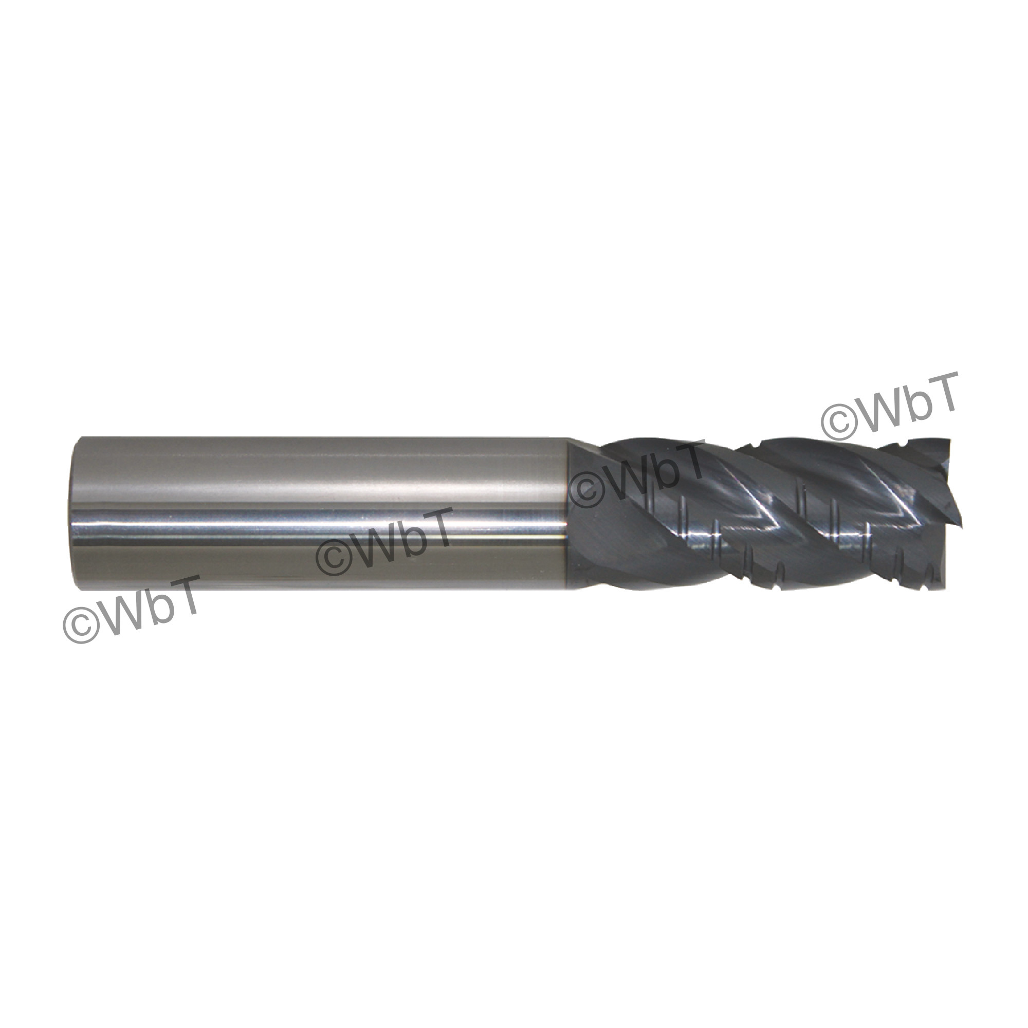 PRO-4 4 Flute Solid Carbide Harmonic Reduction AITiN Coated End Mills