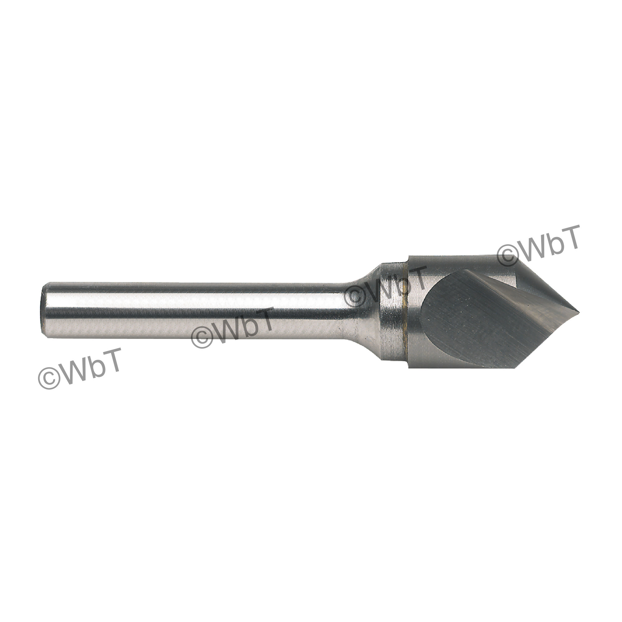 1/4" Single Flute 60&#176; Solid Carbide Countersink