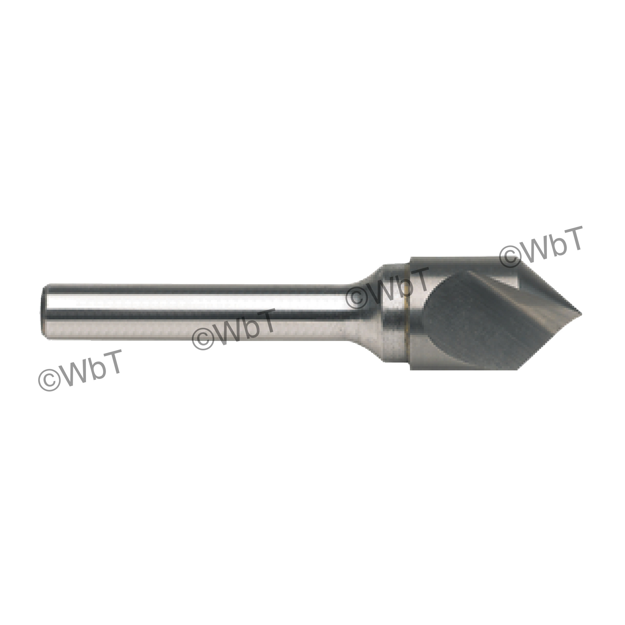 1/4" Single Flute 90&#176; Solid Carbide Countersink
