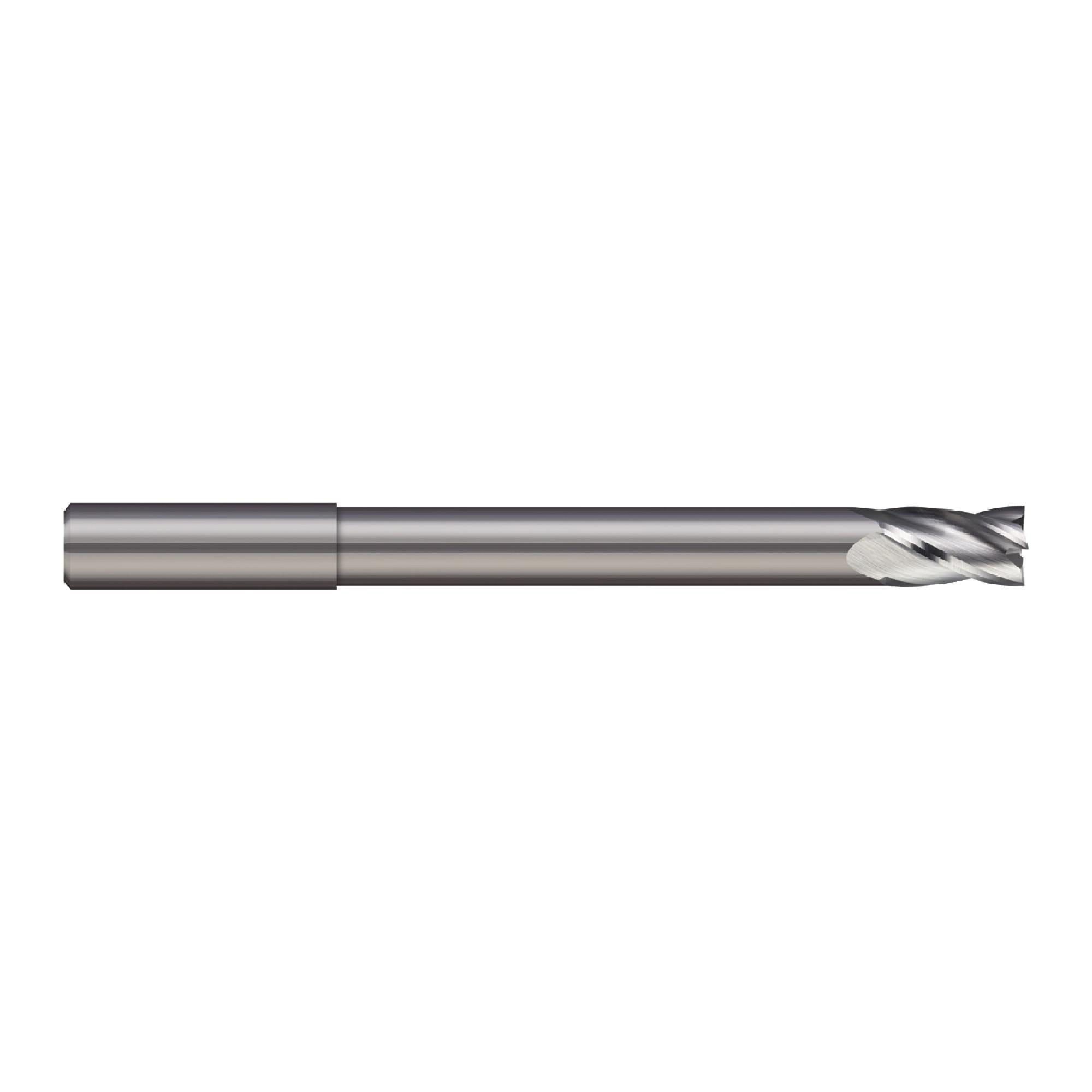 2 Flute Metric Solid Carbide Square End Extended Reach End Mill
