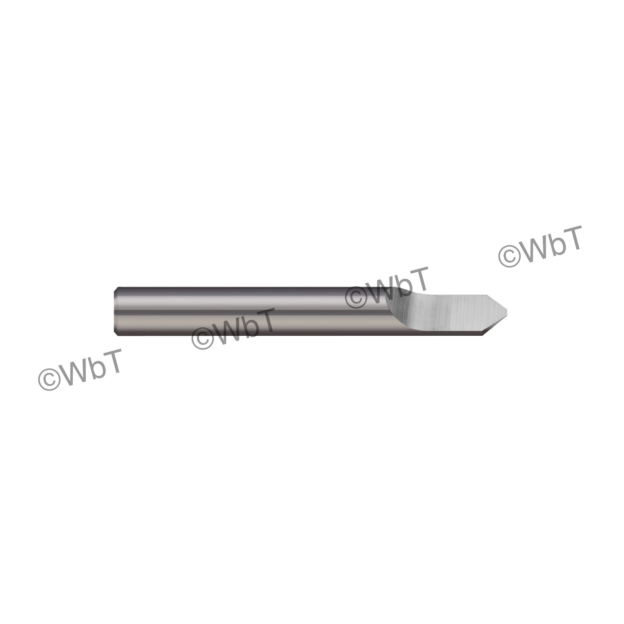 Solid Carbide Single End Split Engraving Tool