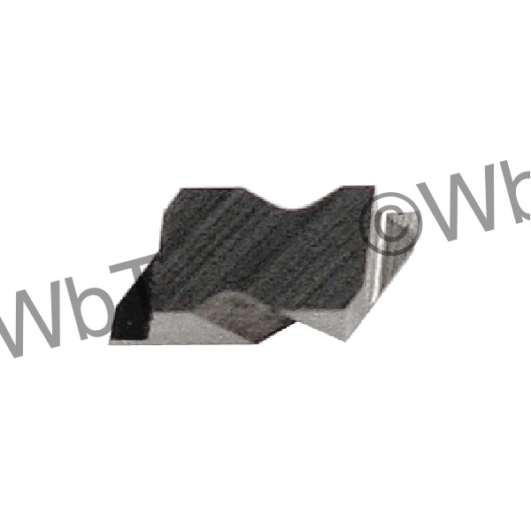 TERRA CARBIDE - TNG 2031R APC2 / Top Clamp Indexable Carbide Insert / 0.031" Cutting Width / Right Hand