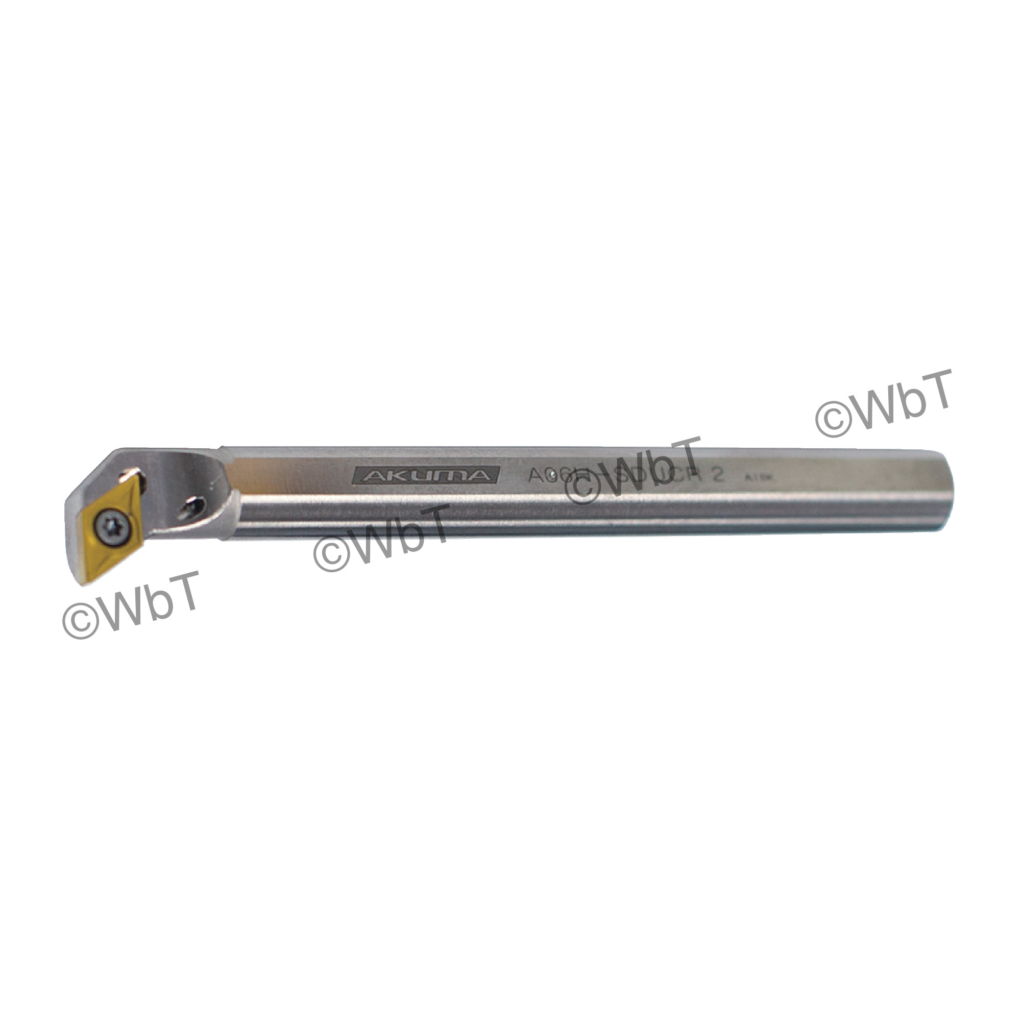 AKUMA - A06H-SDUCR-2 / Steel Boring Bar / 3/8" Shank / DCMT2(1.5)_ / Cooalnt Thru / Right Hand
