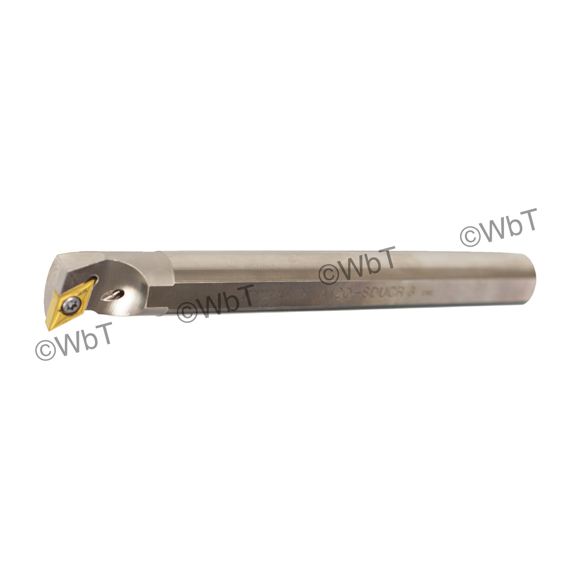 AKUMA - A12Q-SDUCR-3 / Steel Boring Bar / 3/4" Shank / DCMT3(2.5)_ / Cooalnt Thru / Right Hand