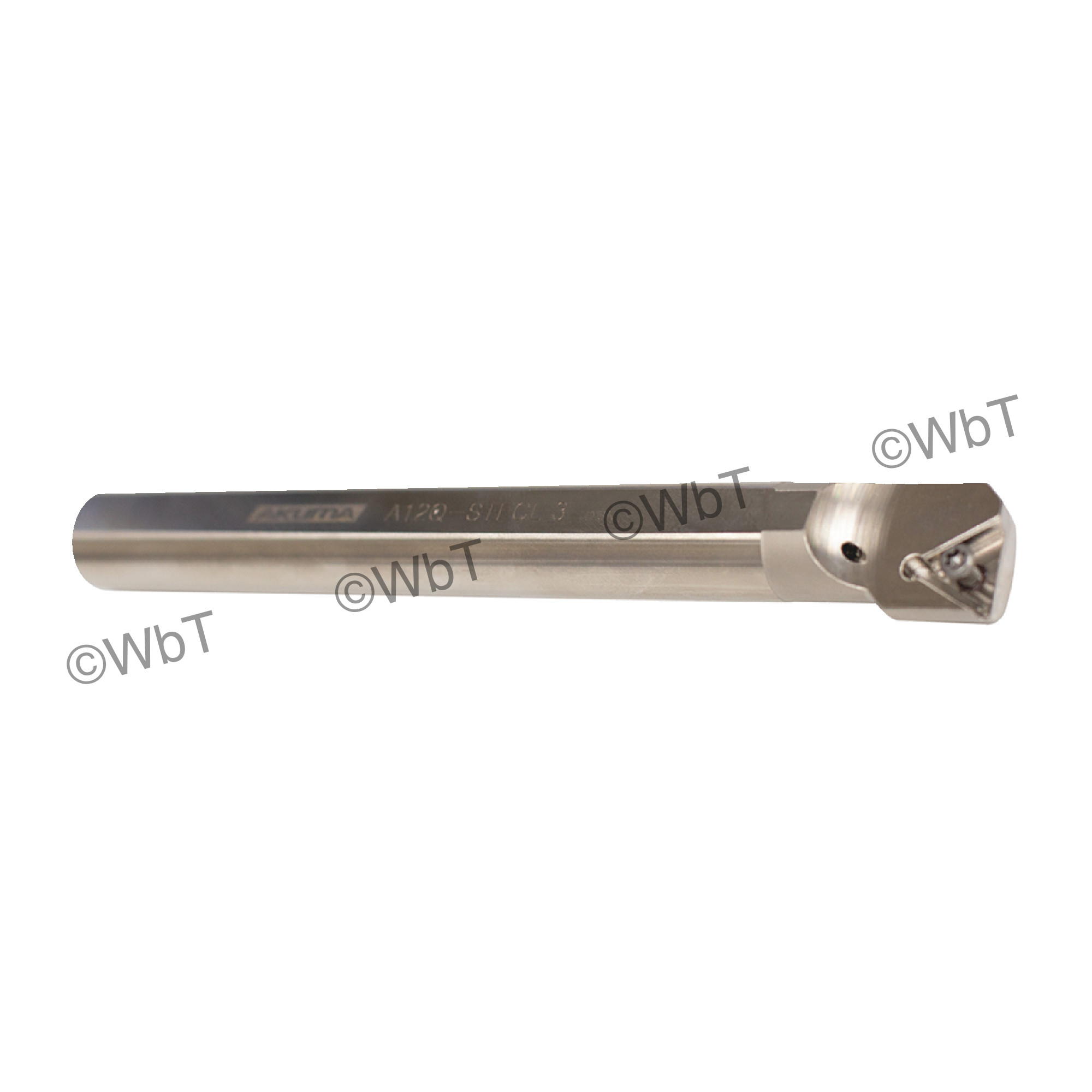 AKUMA - A12Q-STFCL-3 / Steel Boring Bar / 3/4" Shank / TCMT3(2.5)_ / Cooalnt Thru / Left Hand