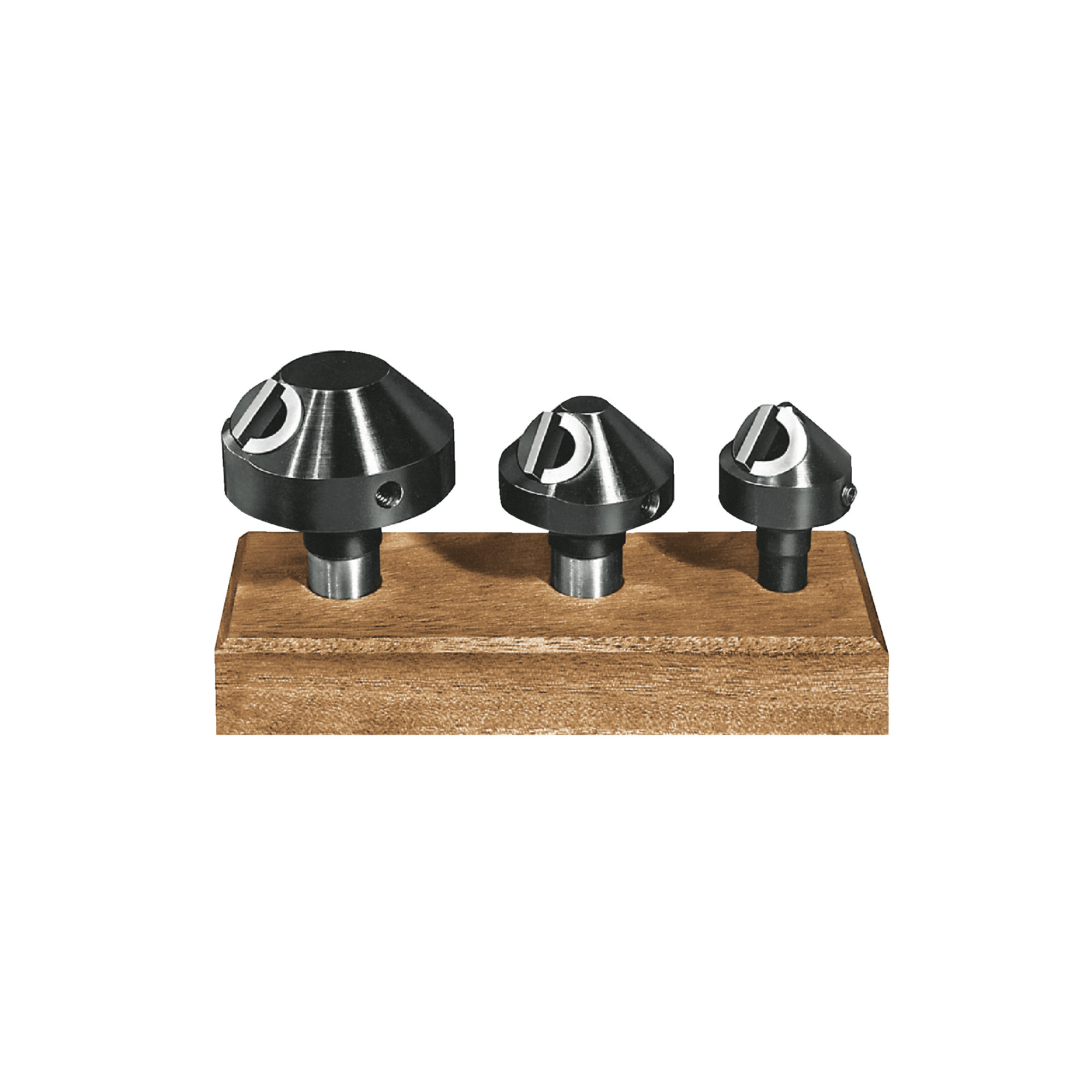 APT - 548SH9 - 90&#176; 3 Piece Countersink Set / Comes Loaded with High Speed Steel Inserts