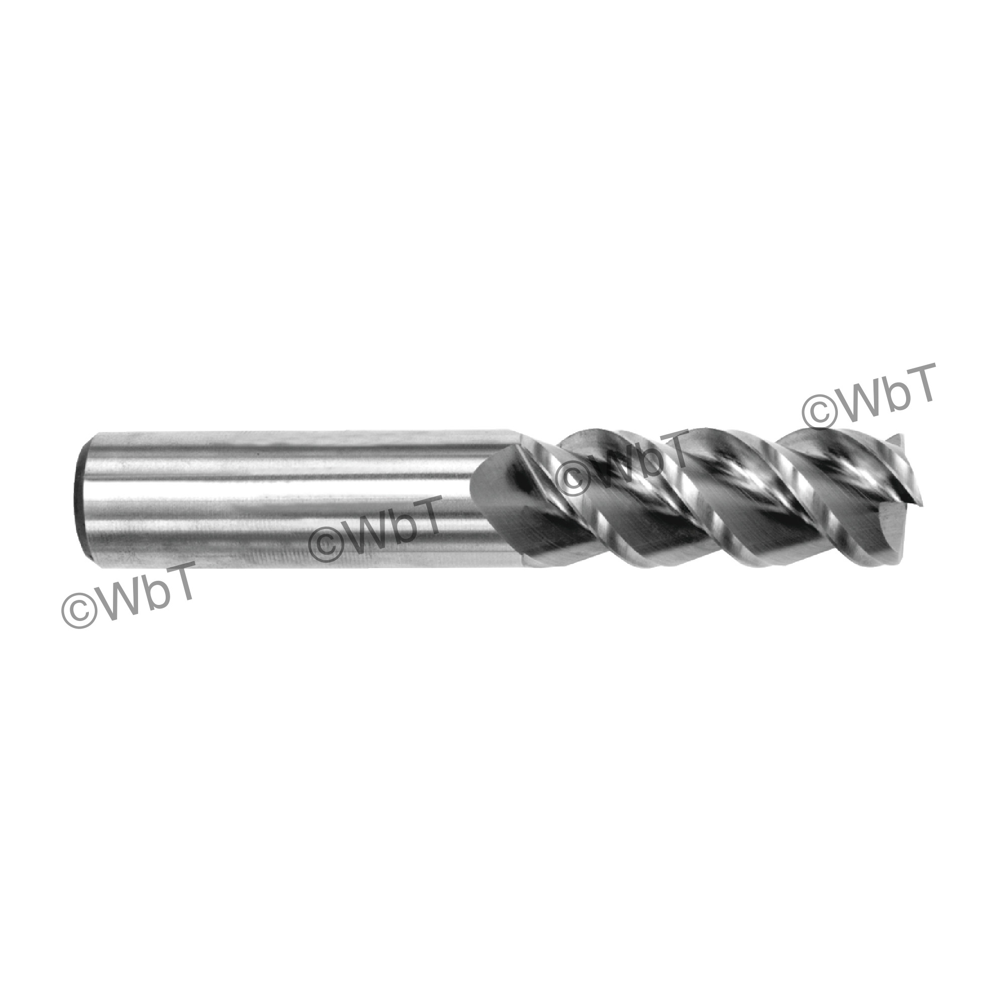 3 Flute 60&#176; Helix Carbide Single End Mill