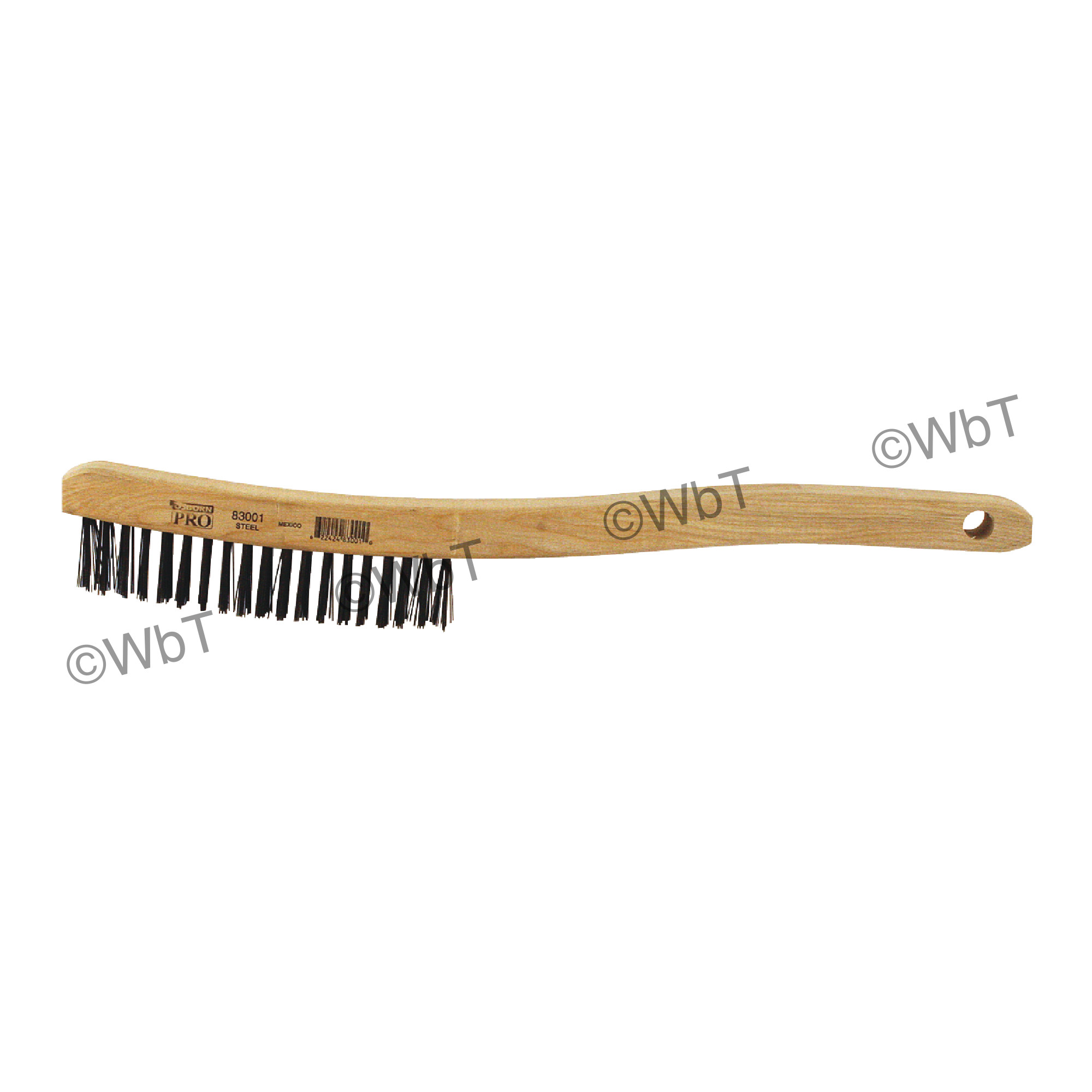 13-11/16" Economy Curved Handle Scratch Brush