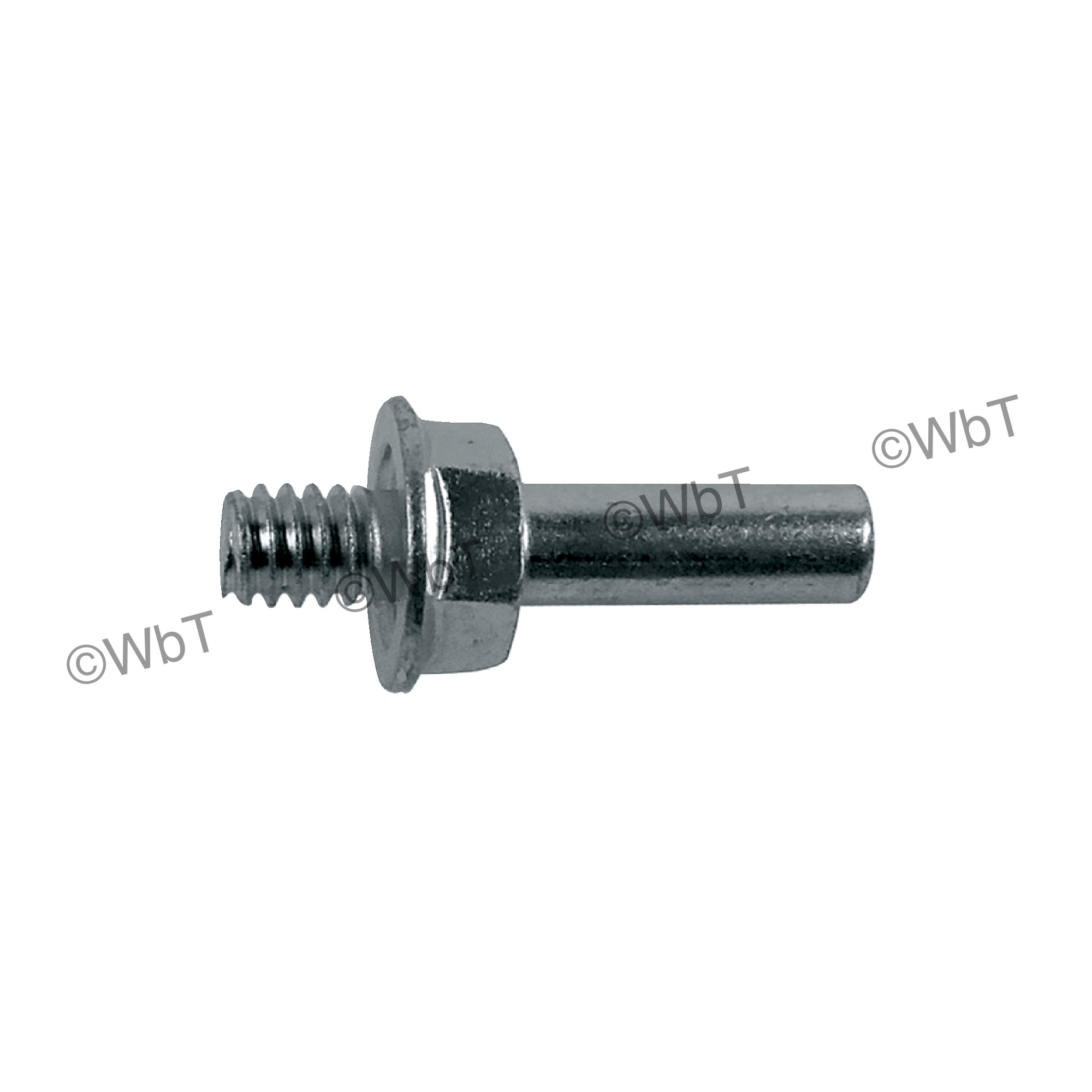 Threaded shaft for Roloc&#8482; TR Disc Pads