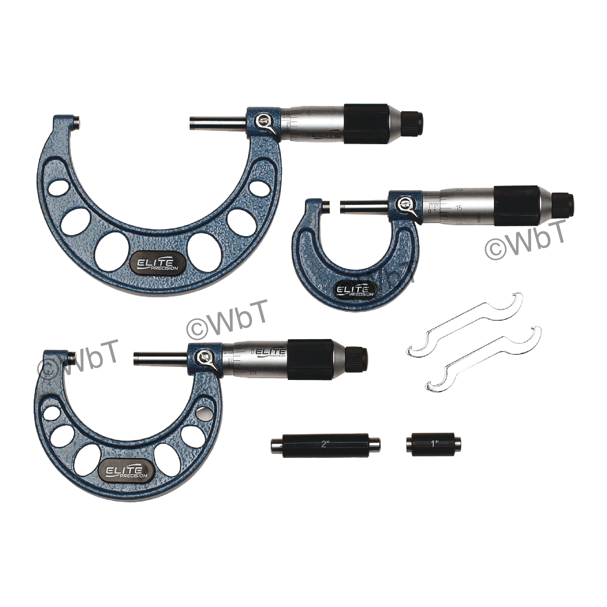 Certified Precision Outside Micrometer Set