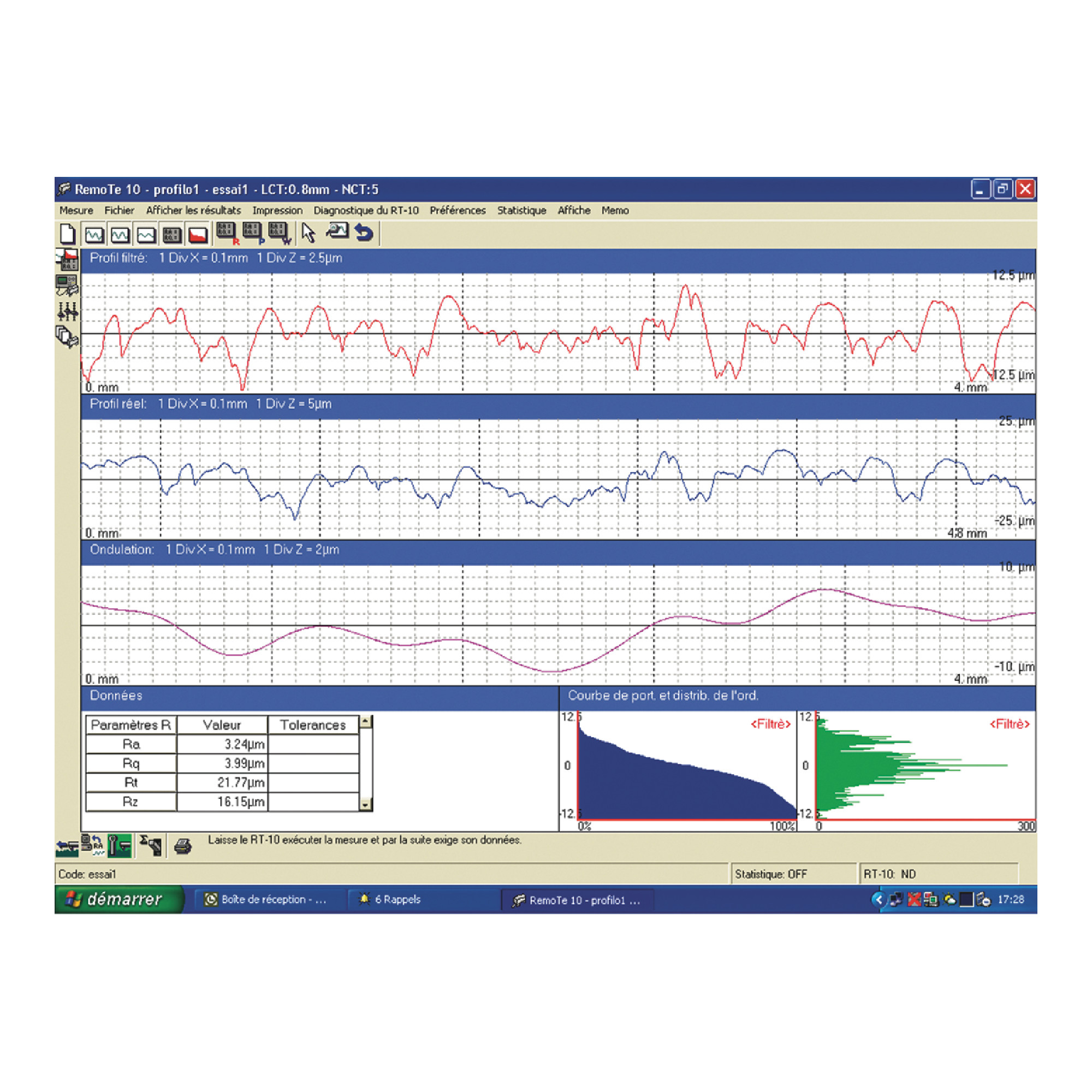 Cable to PC Rugosurf 20 Portable Surface Roughness Tester Shopmws