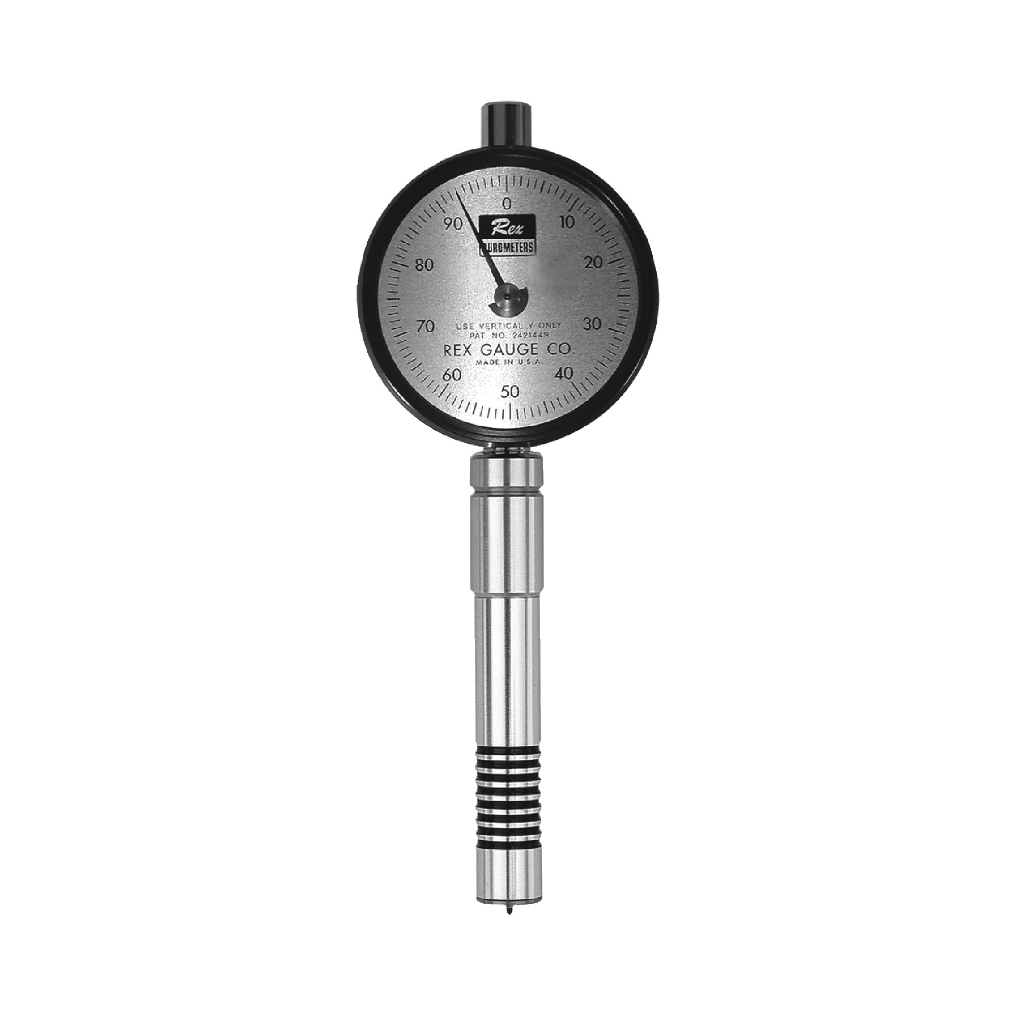Type OO Removable Stainless Steel Barrel Standard Dial Durometer