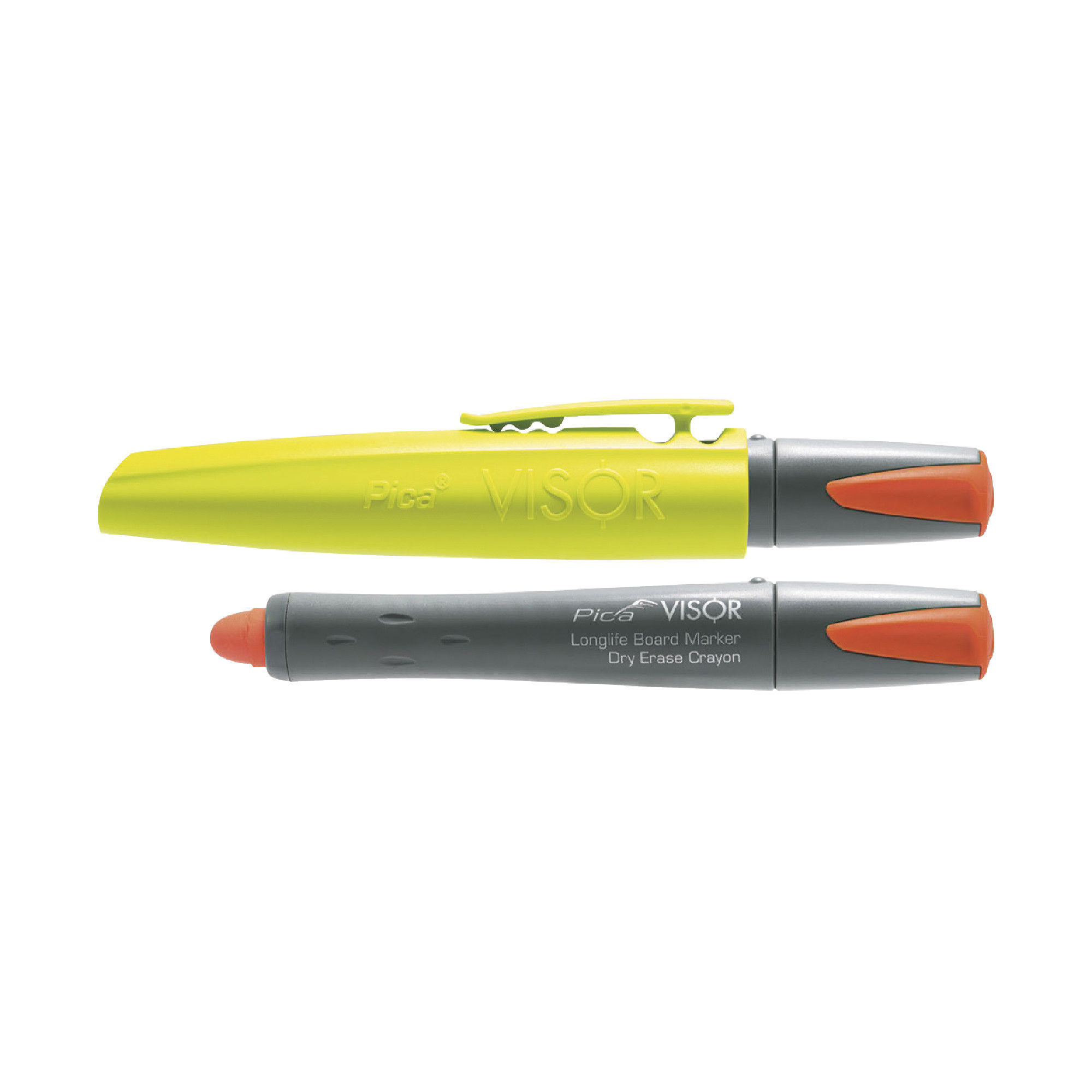 VISOR Longlife Board Marker, The Marker That Never Dries Out, Orange