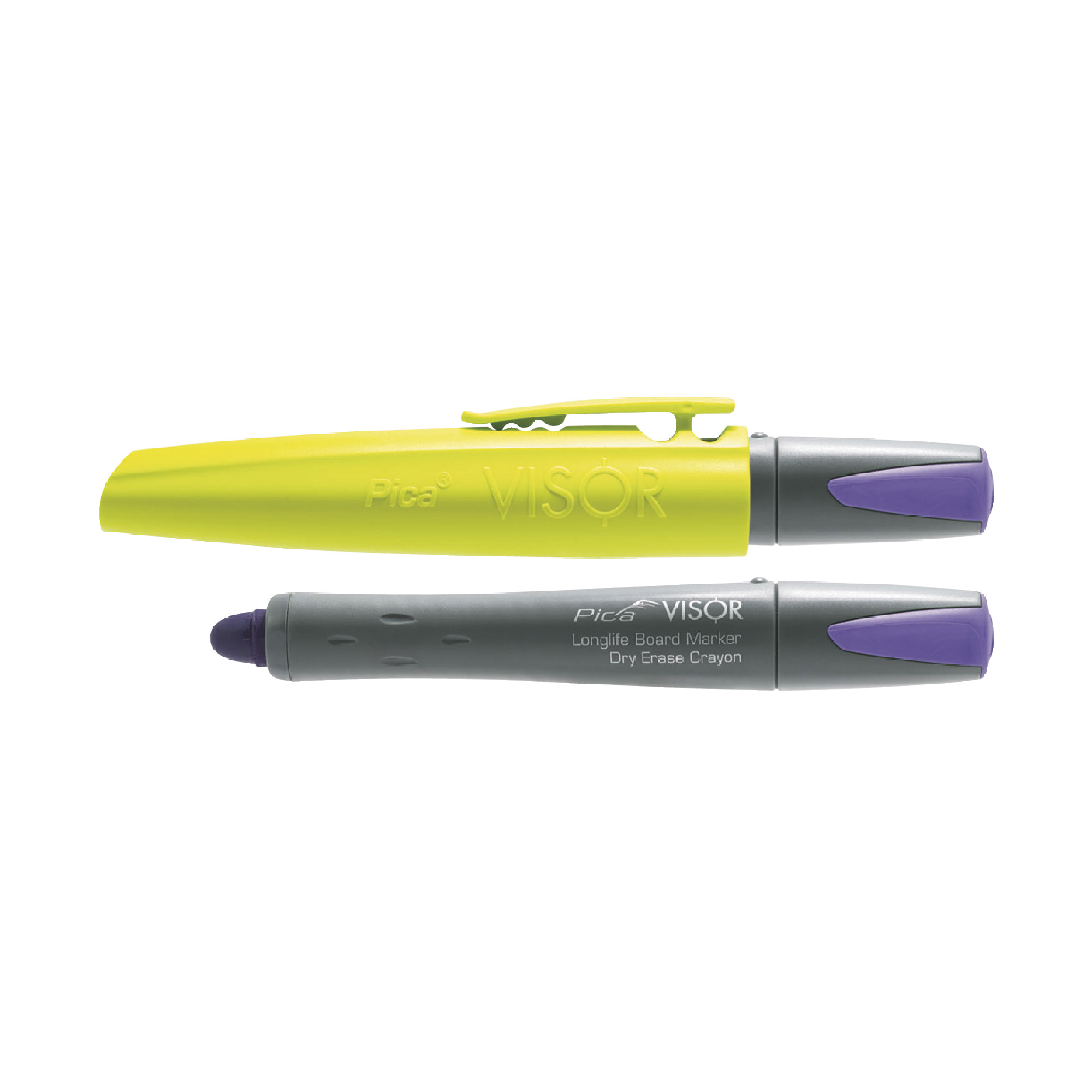 VISOR Longlife Board Marker, The Marker That Never Dries Out, Purple