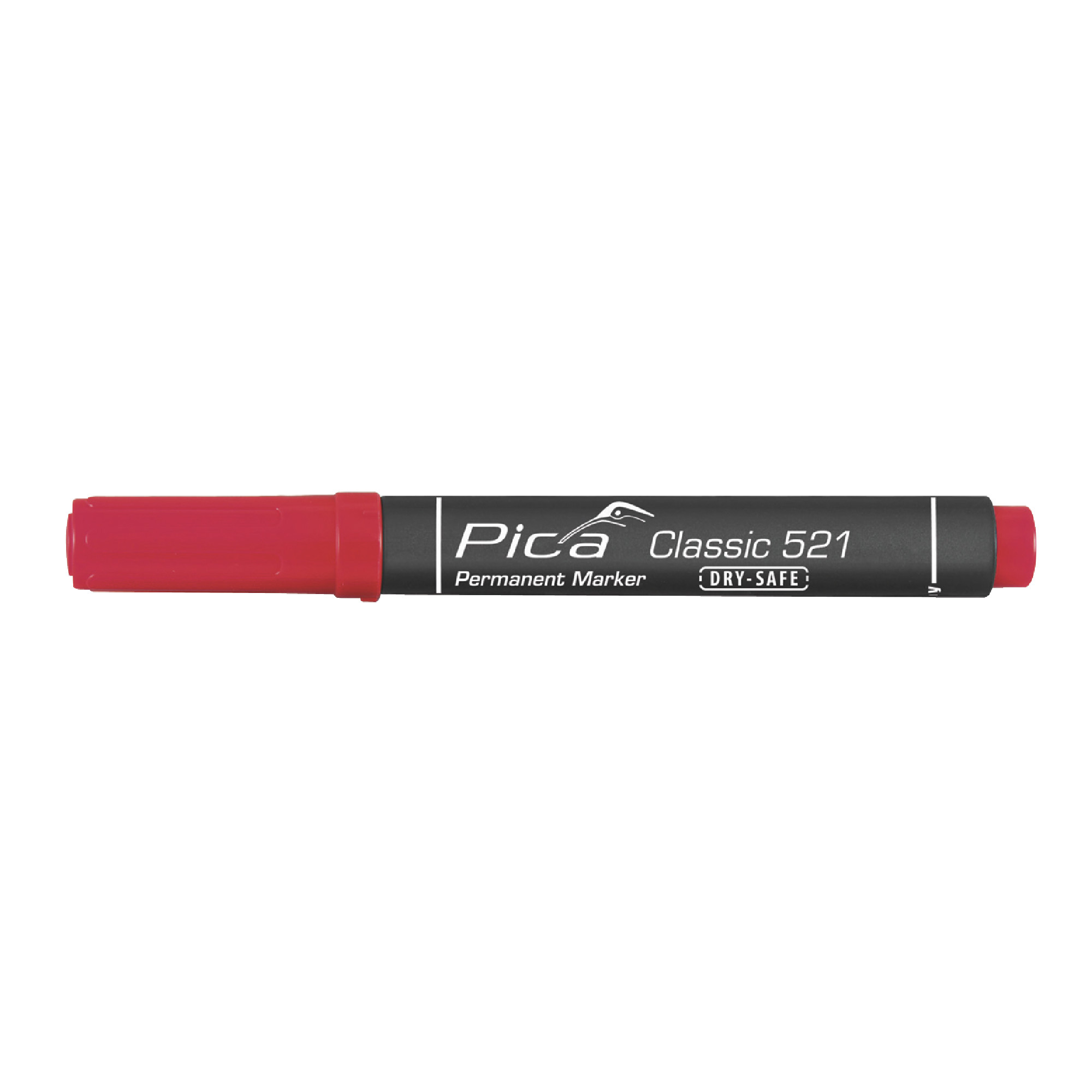 Classic 521 - Permanent Marker, Chisel Tip, Red