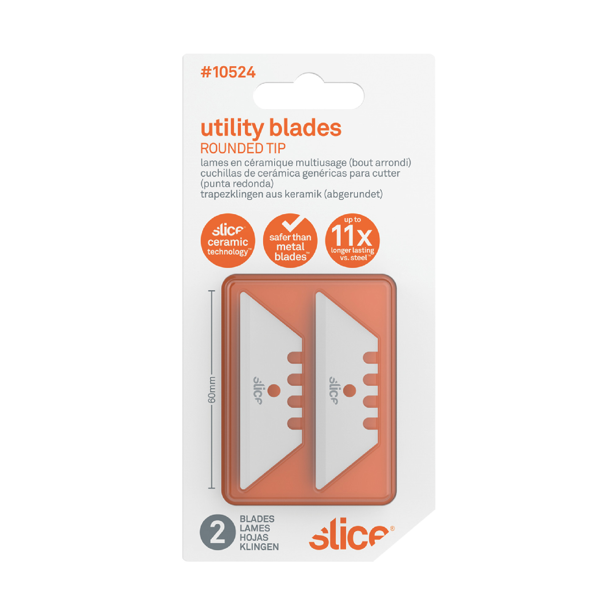 Rounded Tip Utility Blades