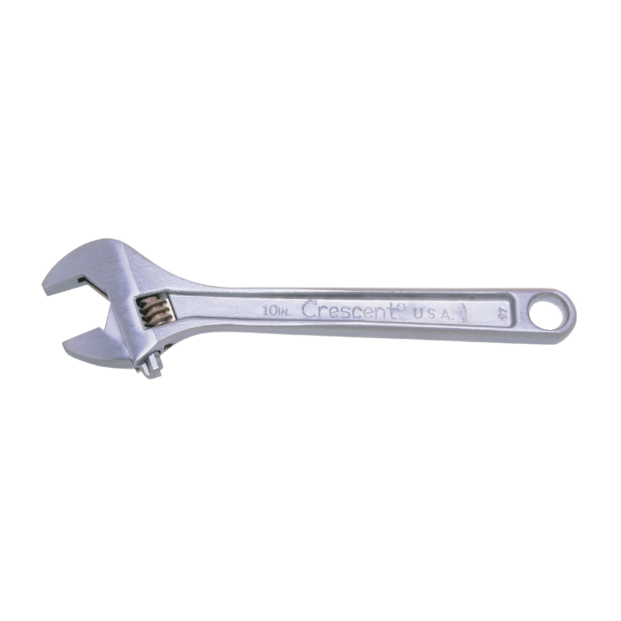 Chrome Finish Adjustable Wrench - Model: AC210VS   SIZE: 10"