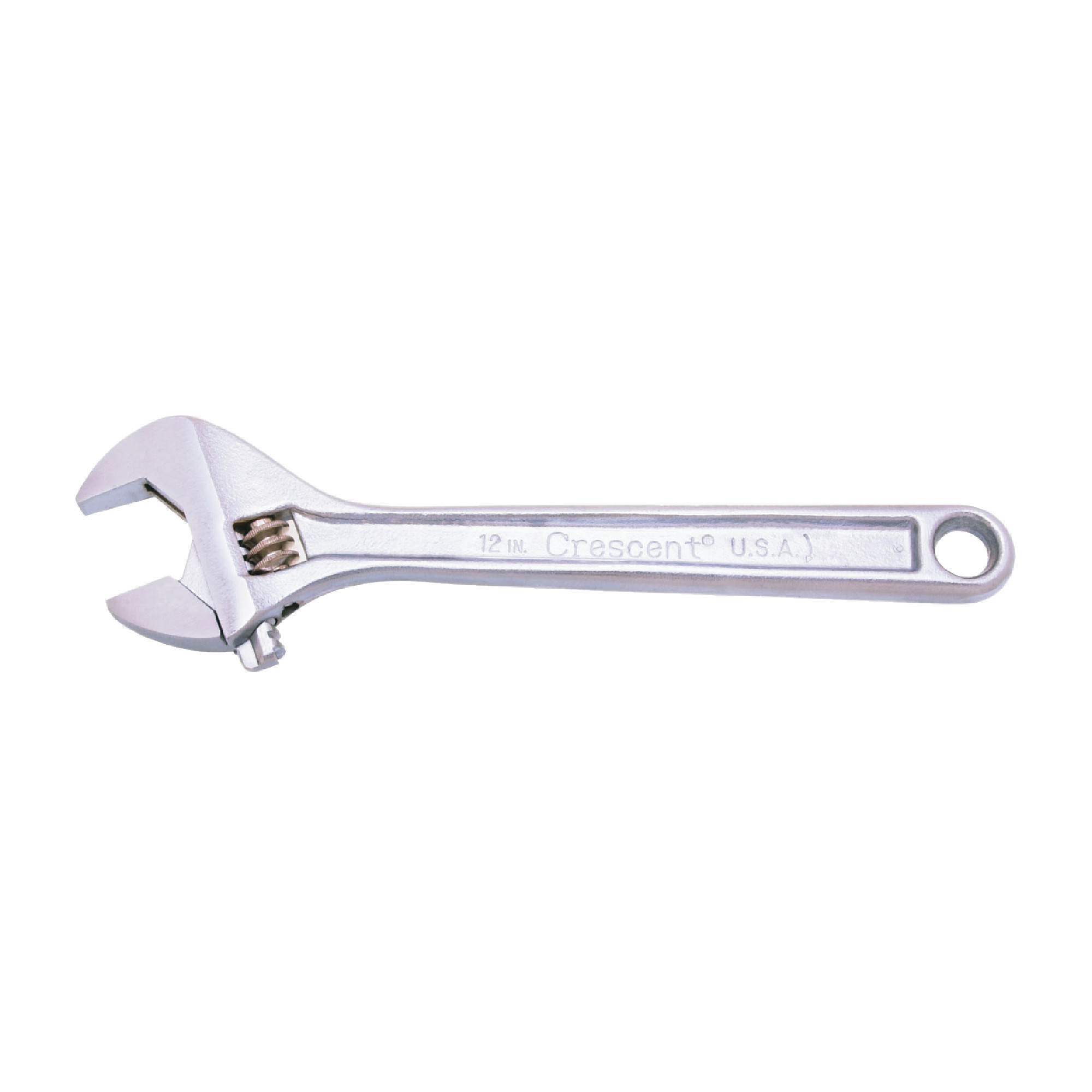 Chrome Finish Adjustable Wrench - Model: AC212VS   SIZE: 12"