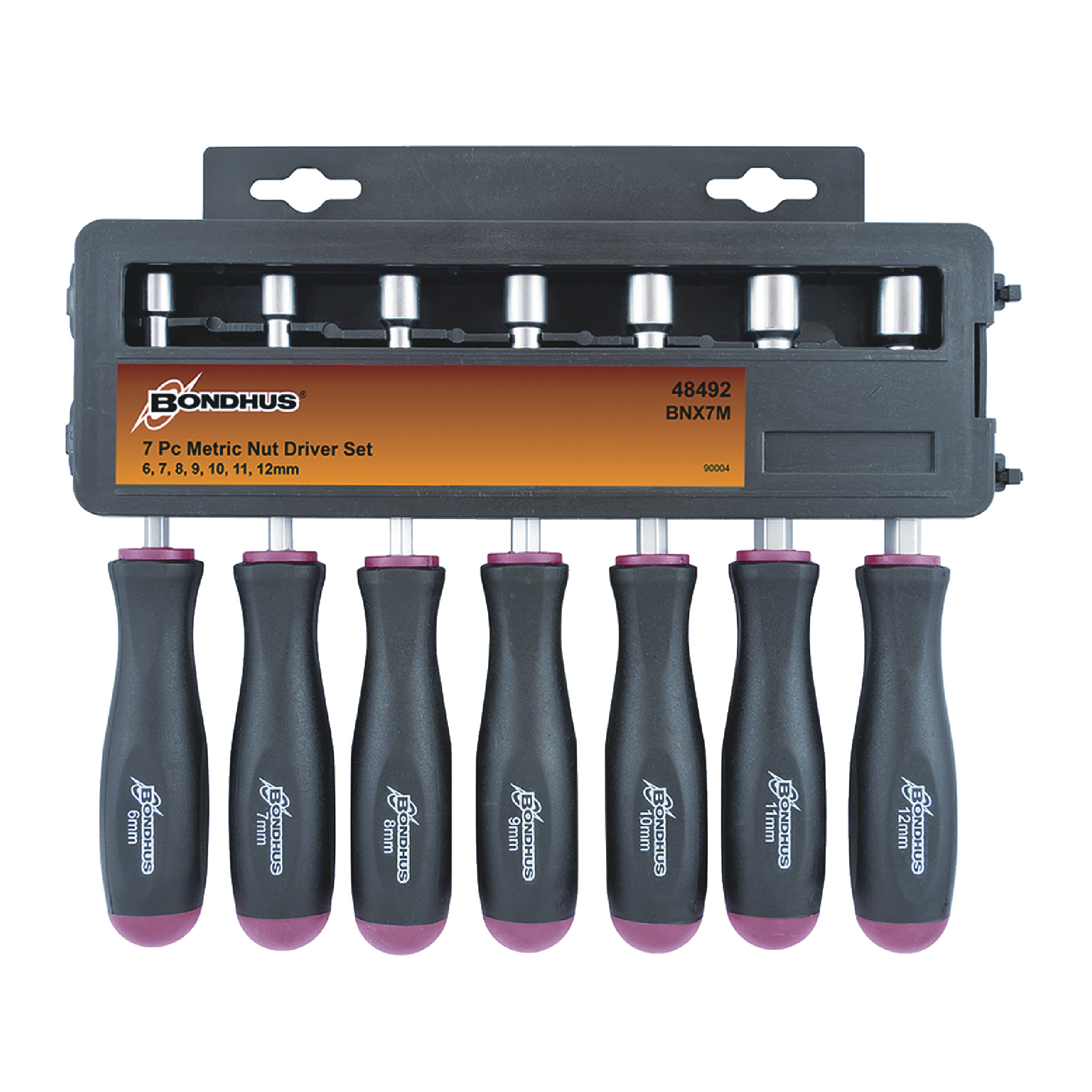7 Piece 6 to 12mm Nut Driver Set - Model: 48492