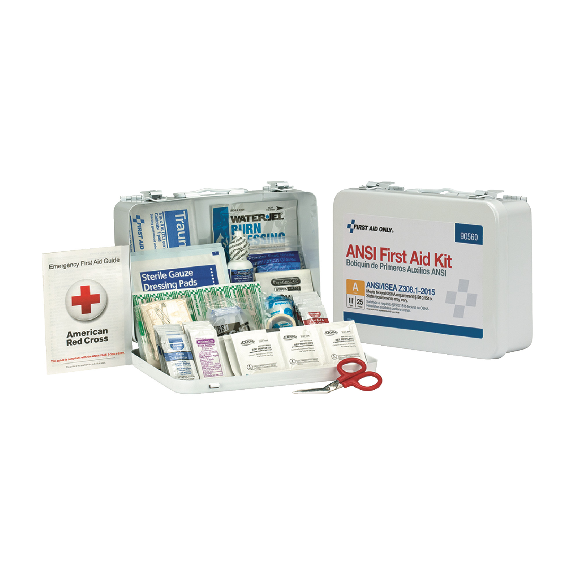 25 Person Metal First Aid Kit ANSI A