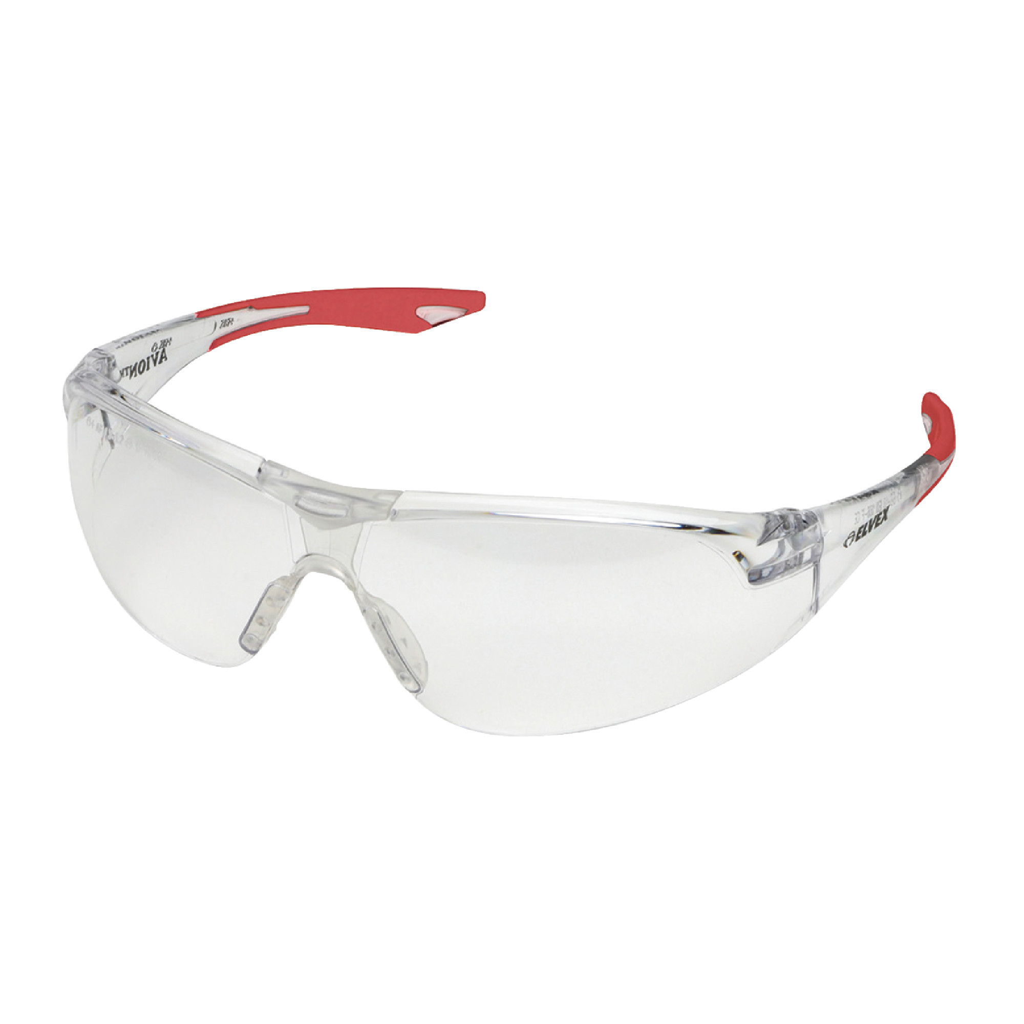 ELVEX Avion Clear Lens Safety Glasses With Anti-Fog Coating