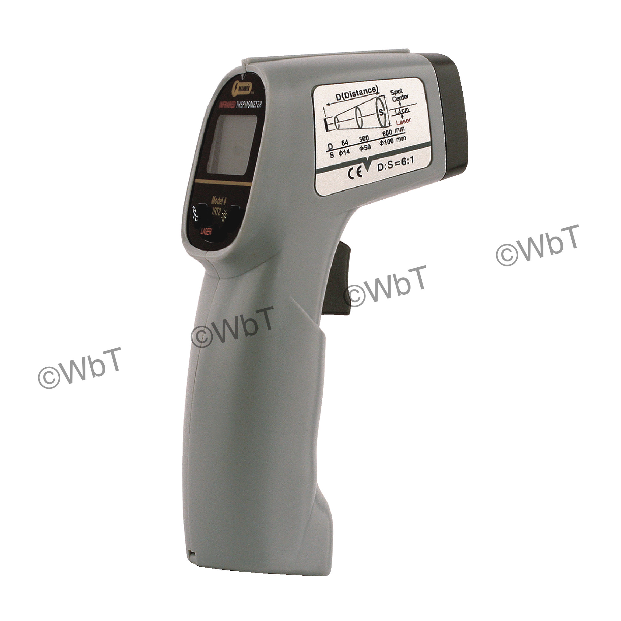 Gun-Style Infrared Thermometers With Laser