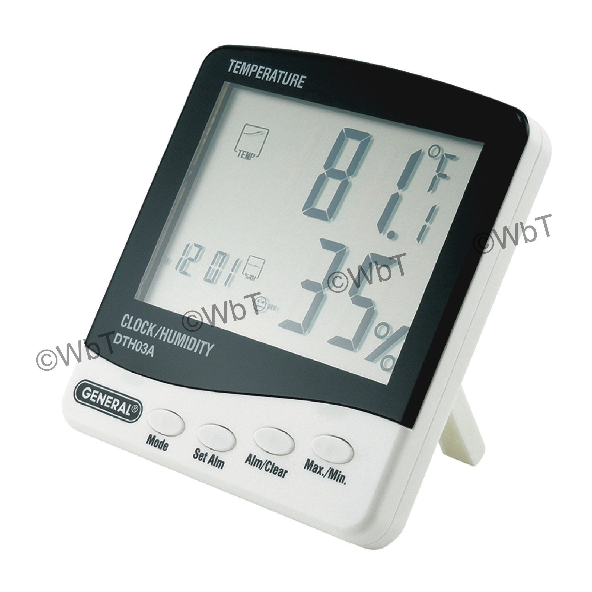 Jumbo Display Digital Temperature/Humidity Monitor