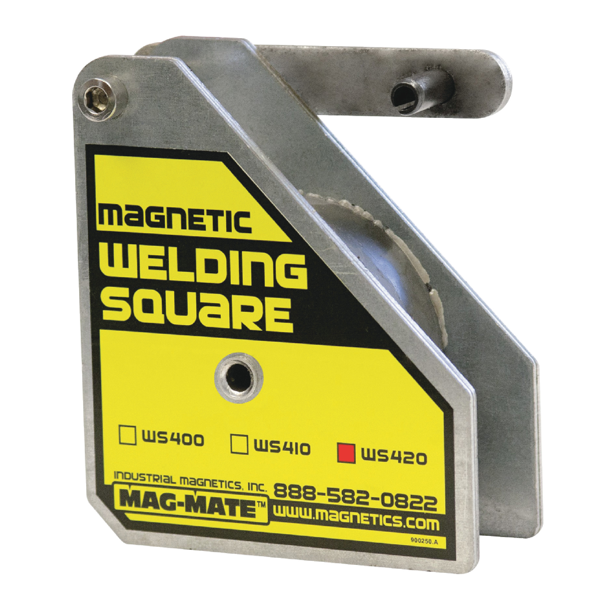 3-3/4"L x 4-3/8"W x 1-1/2"T Extra Heavy Duty Magnetic Welding Square