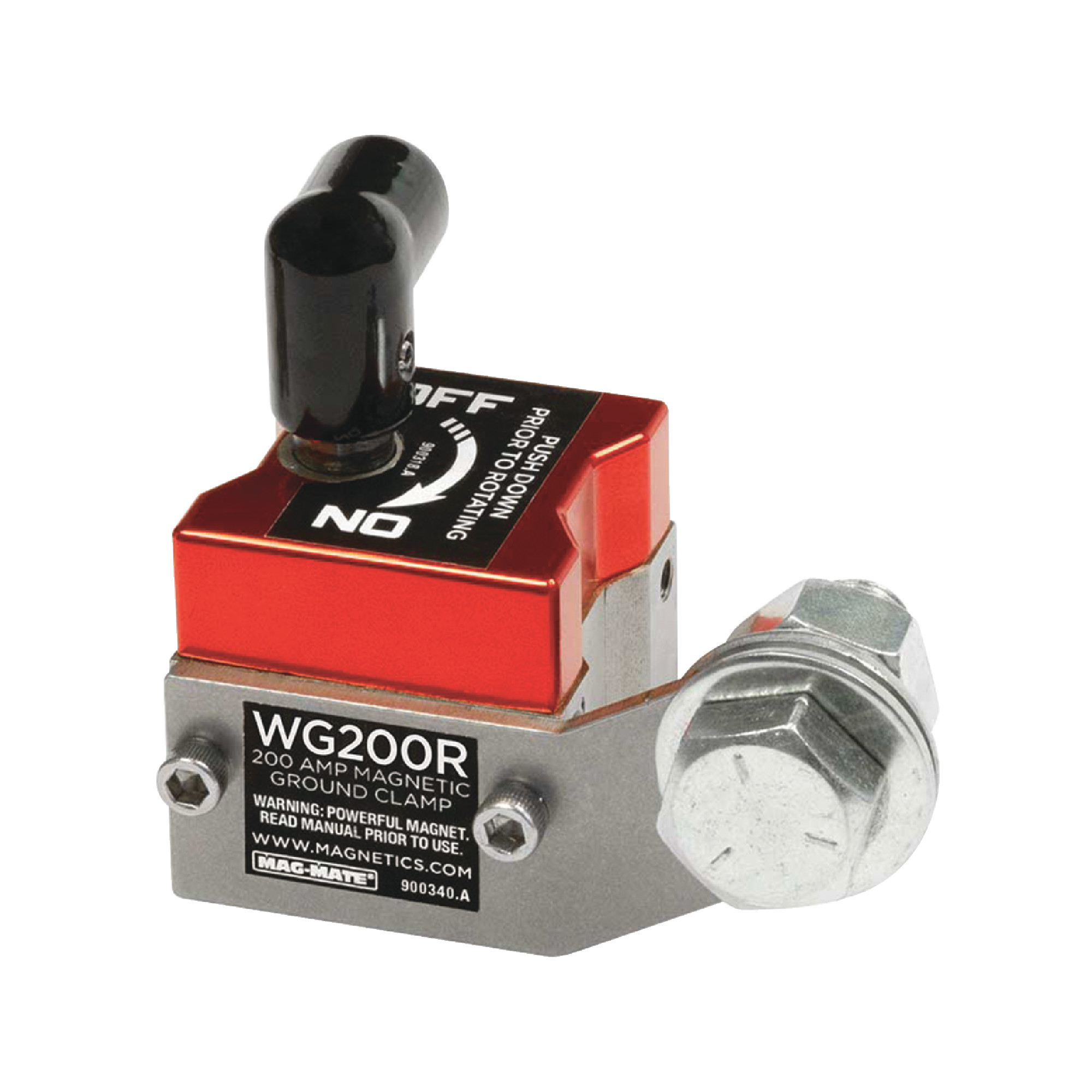 WG200R ON/OFF WELDING GROUNDS 1-13/16"W x 2-7/8"L x 2-3/4"H  200 AMPS