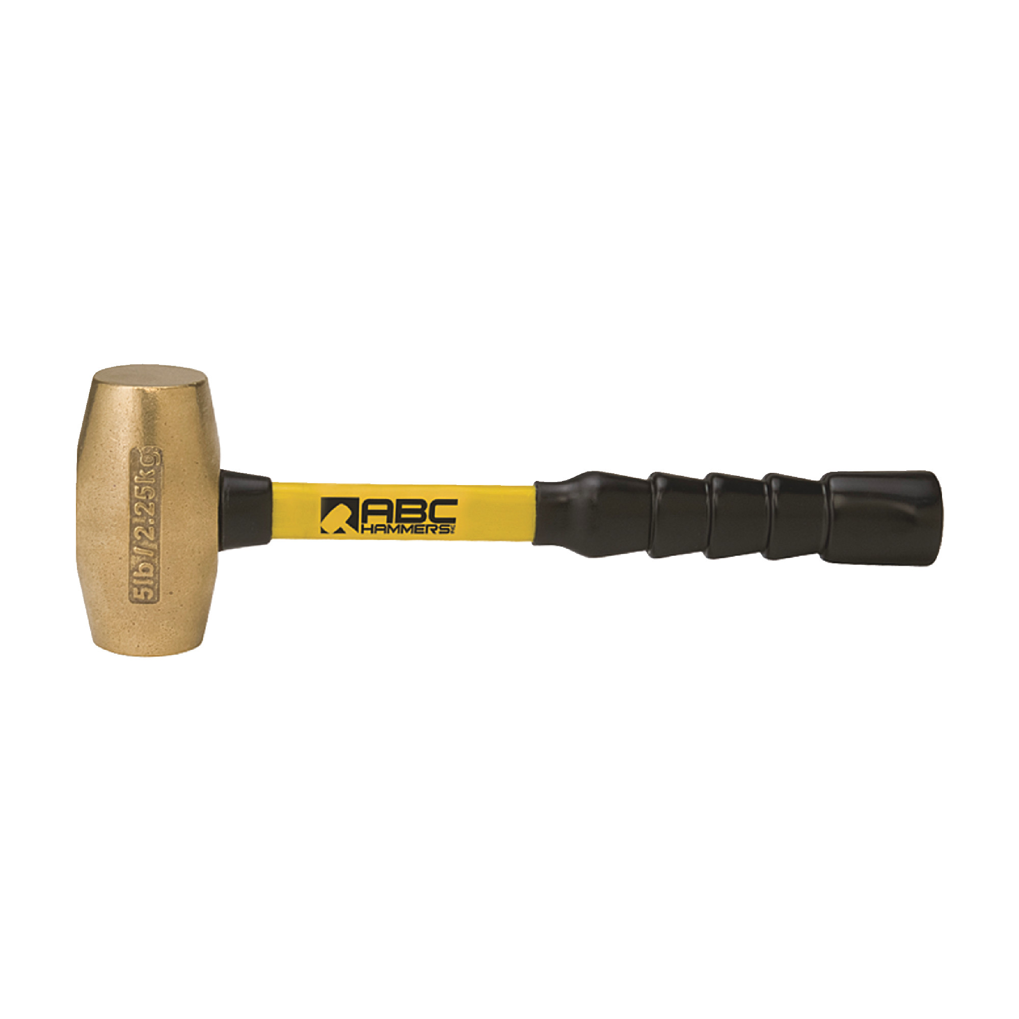 Fiberglass Brass Striking Hammer