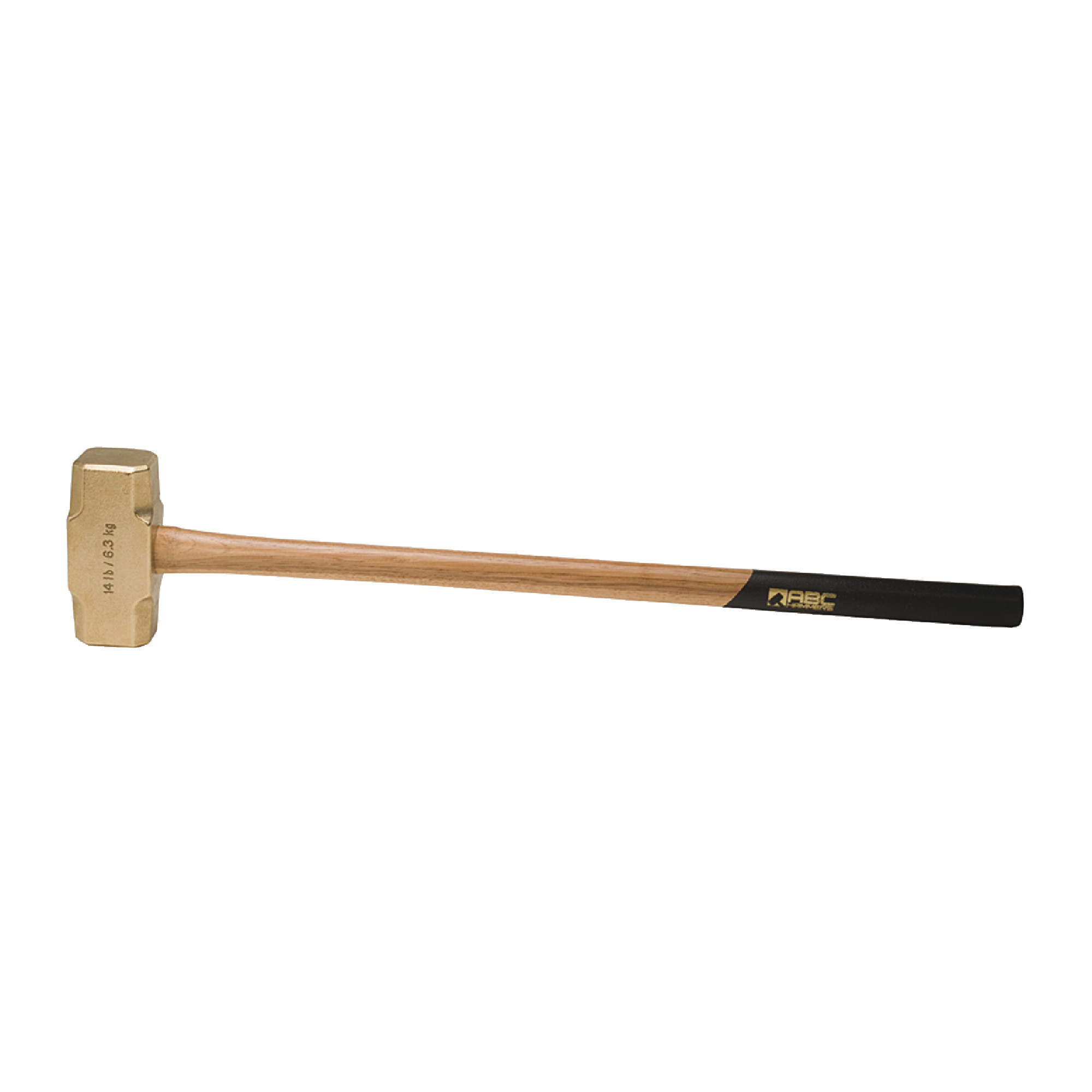 14lbs. 32" Woodhandle Brass Hammer