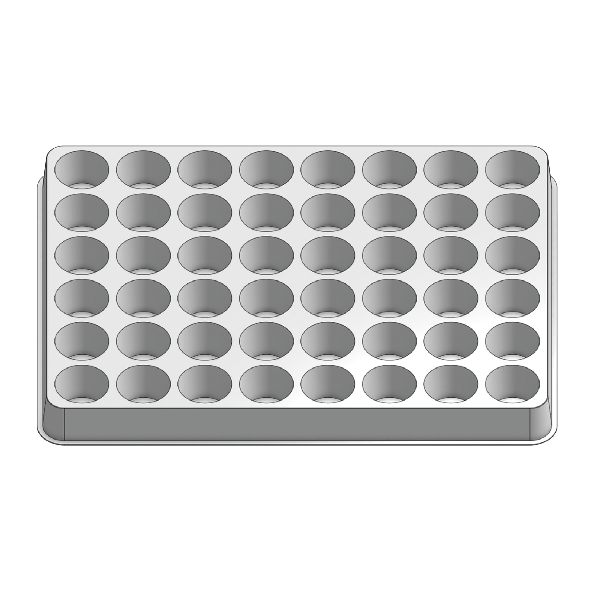 48 Pocket Stock Plastic Tray