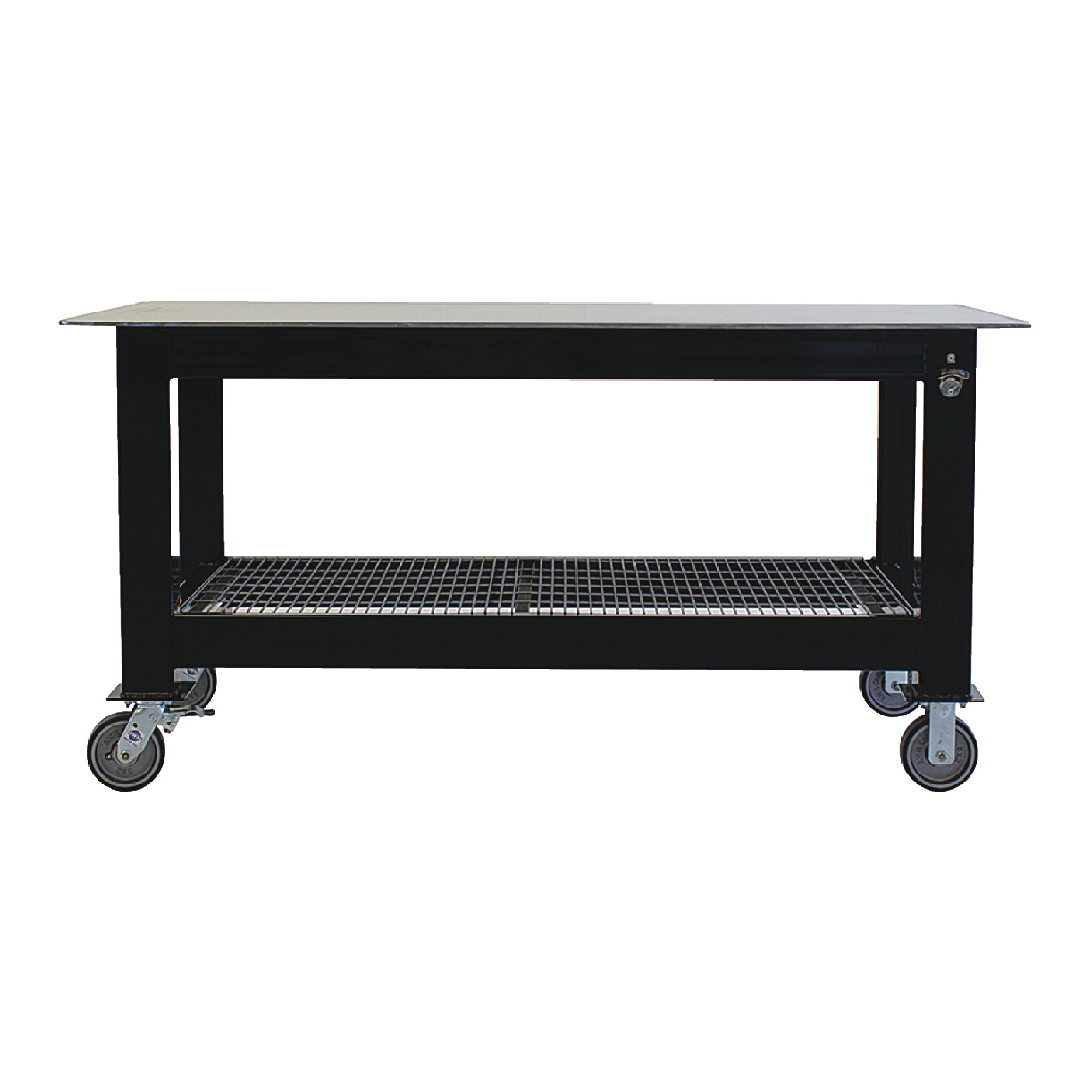 Welding Table With 1/4" Plate Steel Top & Casters