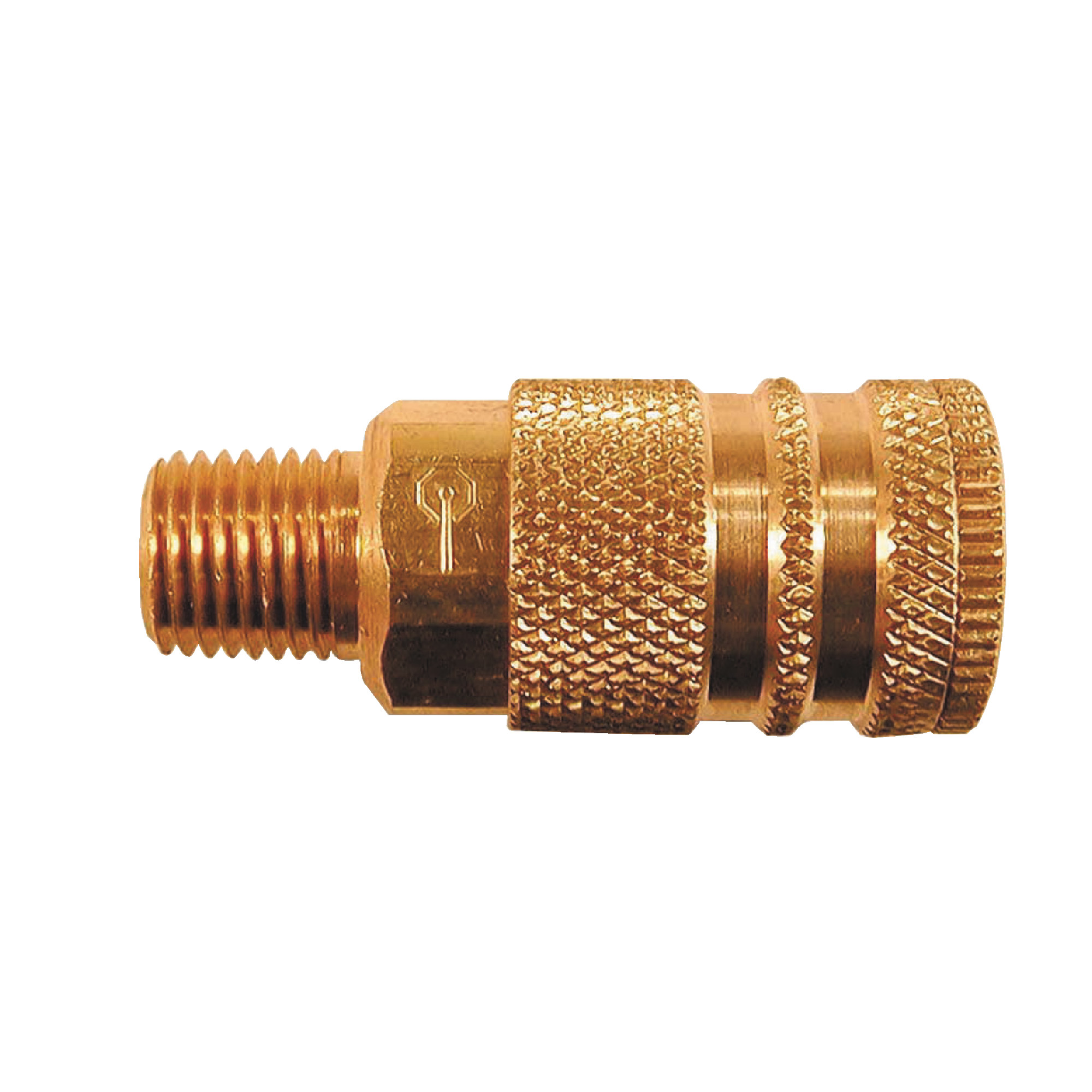 1/4" Industrial Coupler, 3/8" MPT