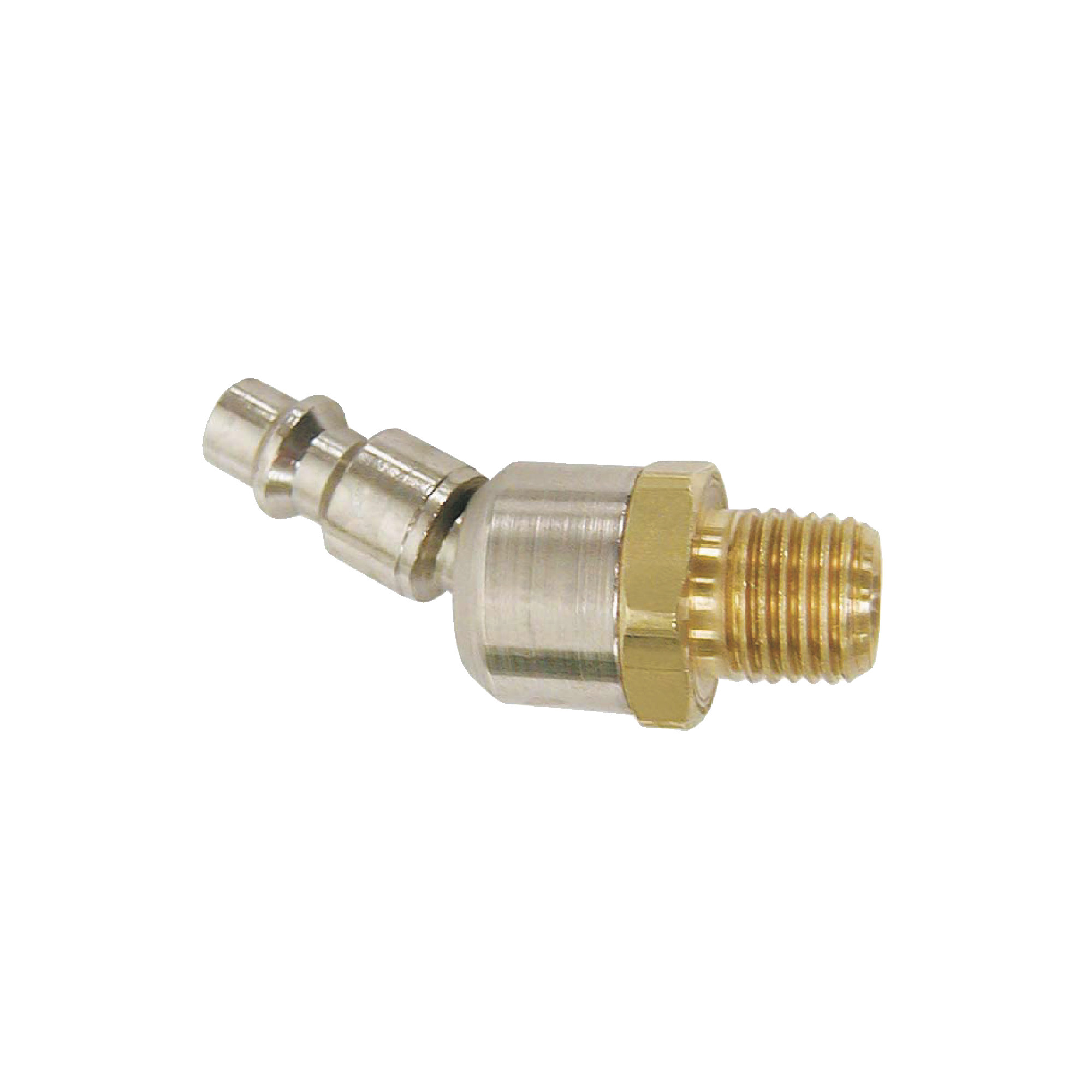 1/4" Industrial Ball Swivel Connector, 3/8" MPT