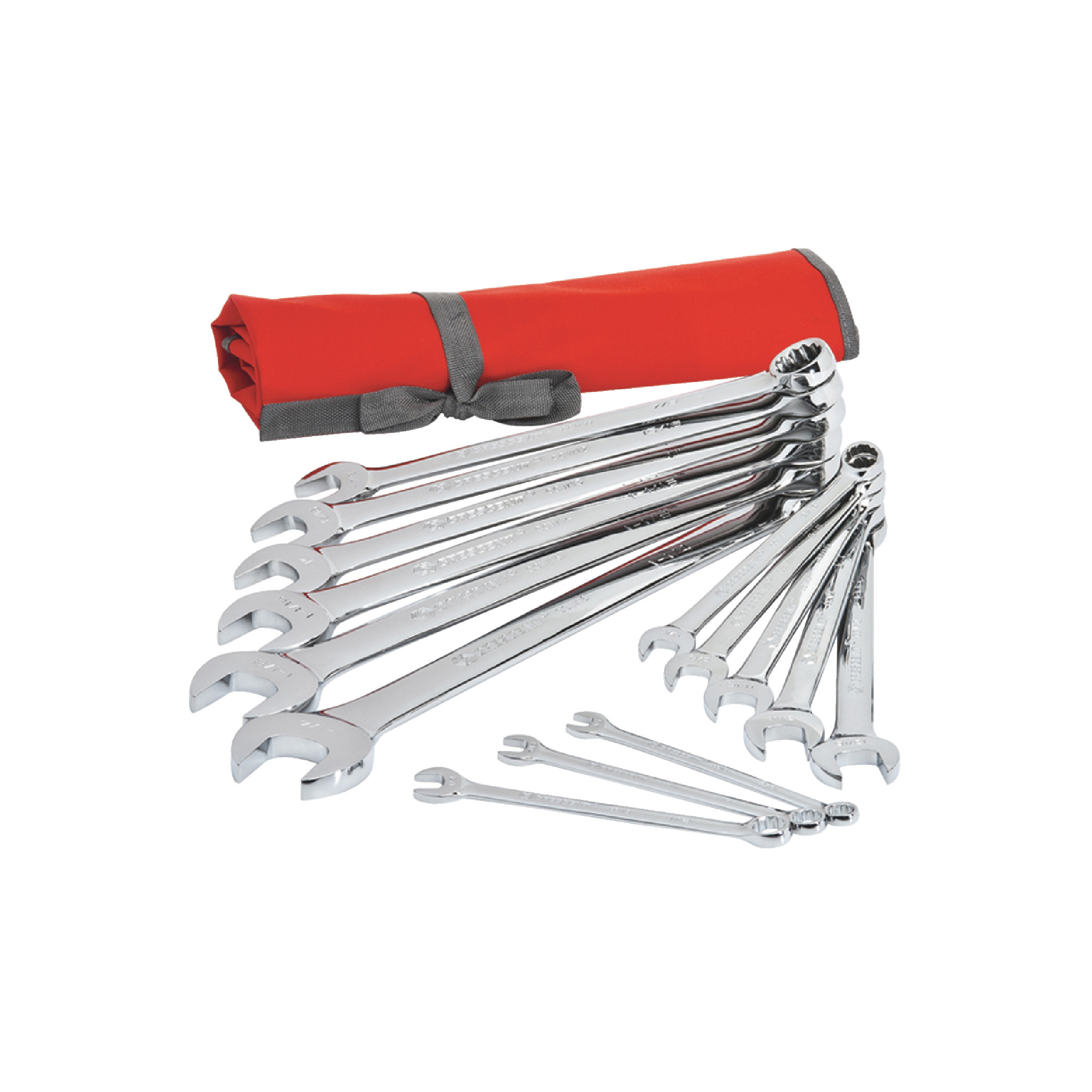 Chrome Finish 8 to 19mm Combination Wrench Set