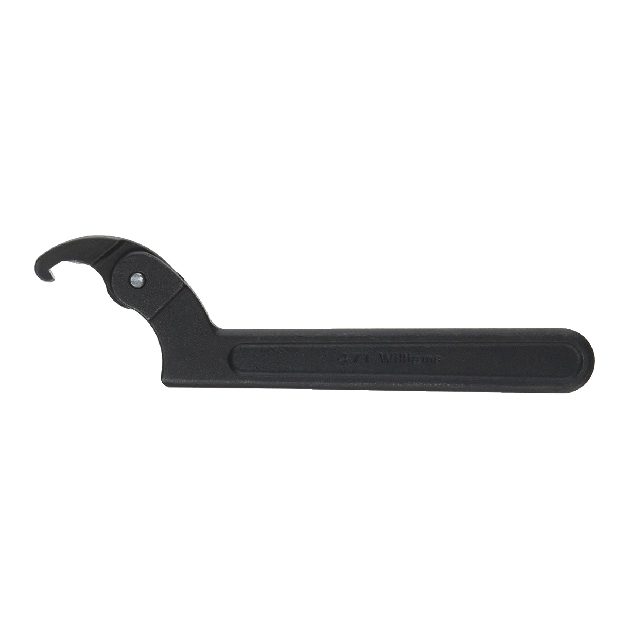 Adjustable Hook Spanner Wrench - Model: 474A  Diameter: 4-1/2" - 6-1/4"  Height: 1/4"  Overall Length: 17-1/2"