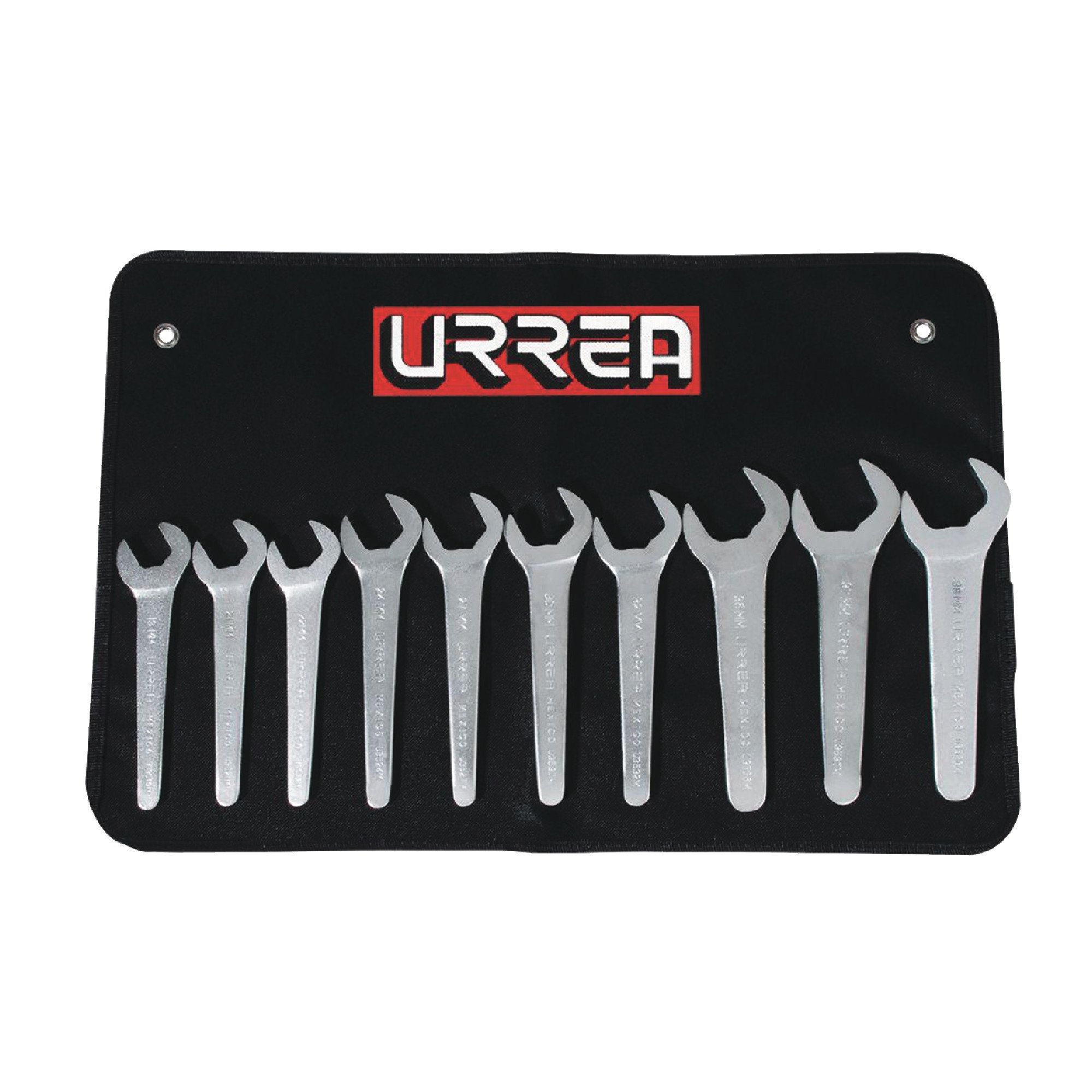 10 Piece Metric 19 - 38mm Service Wrench Set